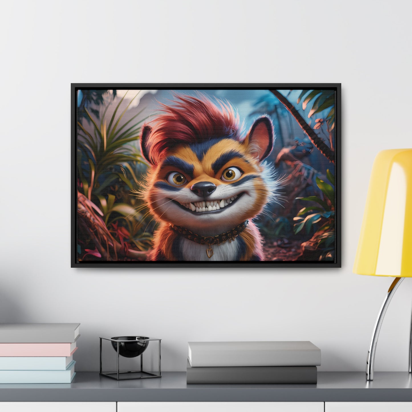 Rebel in the Jungle - Gallery Canvas Wraps, Horizontal Frame