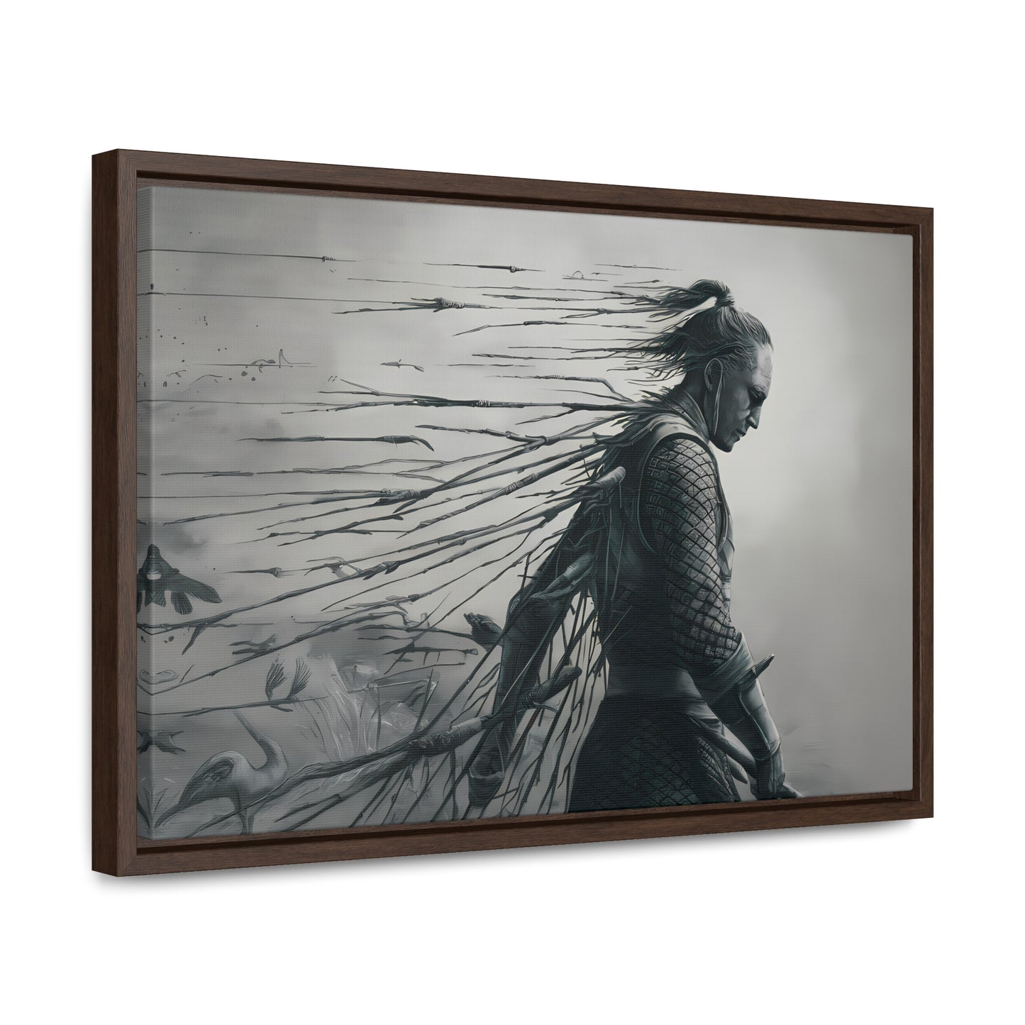 "Endurance in Silence" - Gallery Canvas Wraps, Horizontal Frame