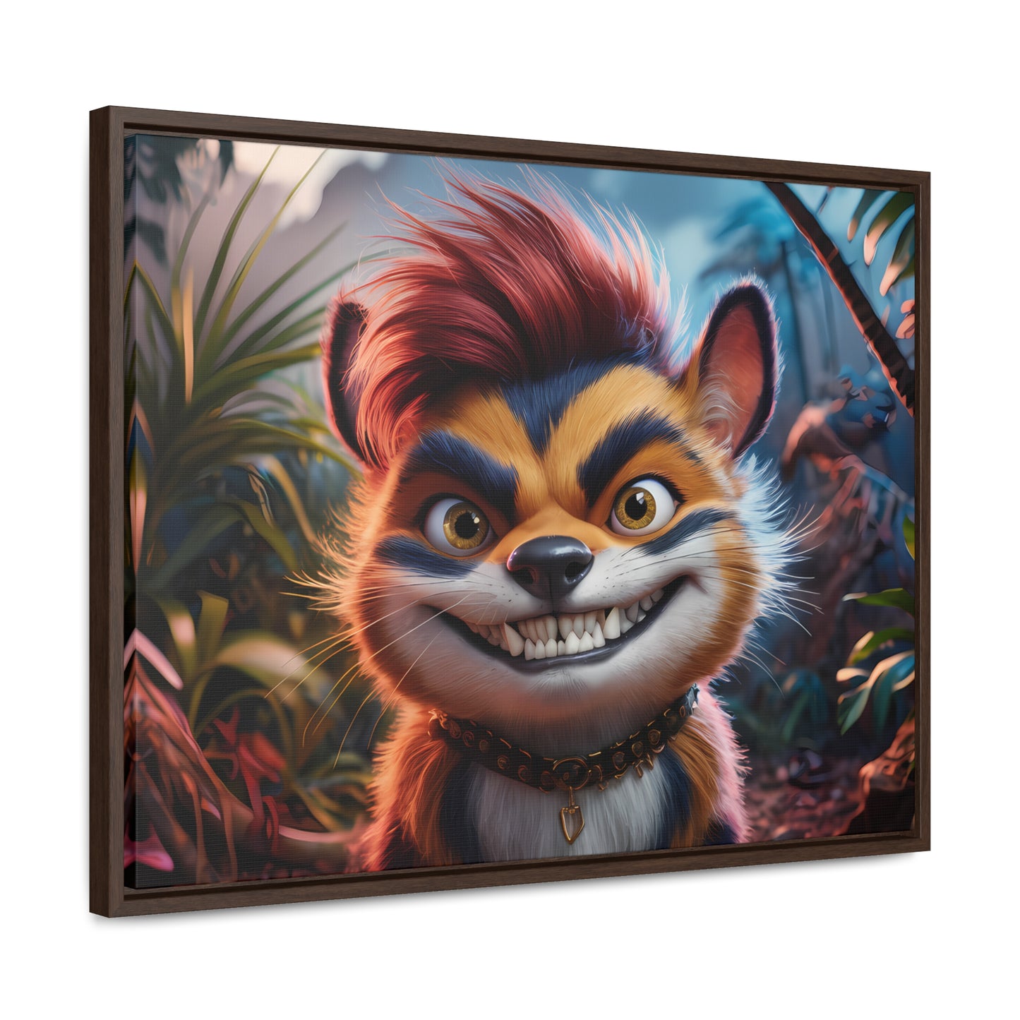 Rebel in the Jungle - Gallery Canvas Wraps, Horizontal Frame