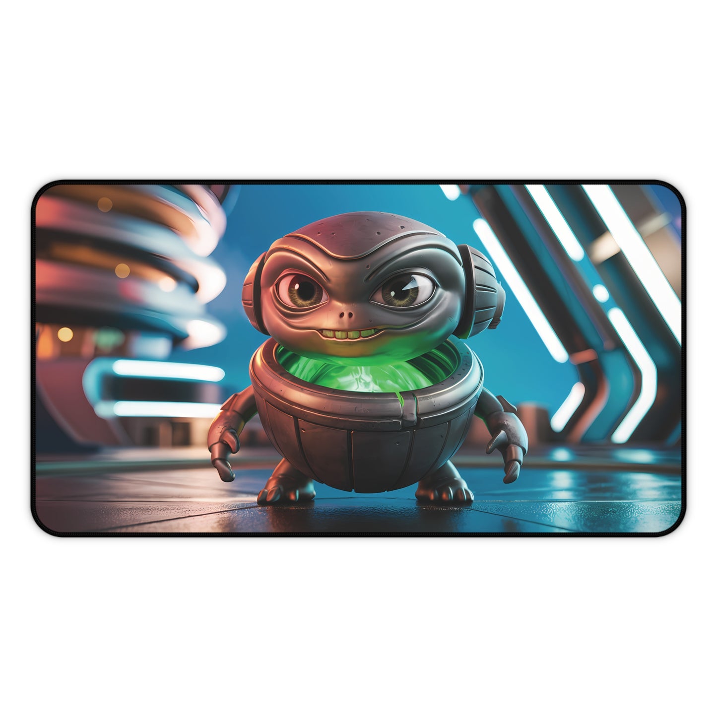 Cute Alien Robot- Desk Mat
