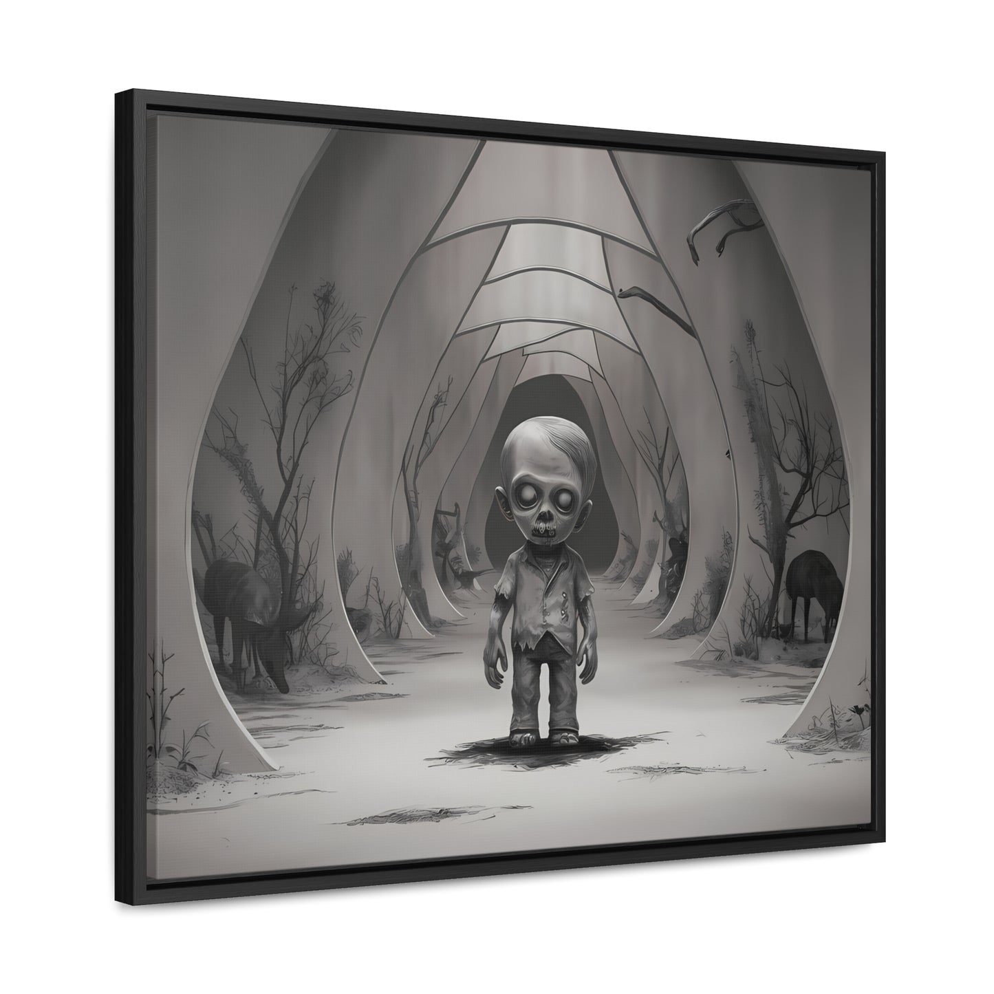 "Echoes of the Forgotten" - Gallery Canvas Wraps, Horizontal Frame
