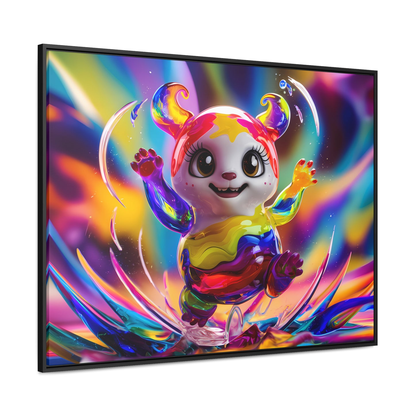 Splash of Joy - Gallery Canvas Wraps, Horizontal Frame