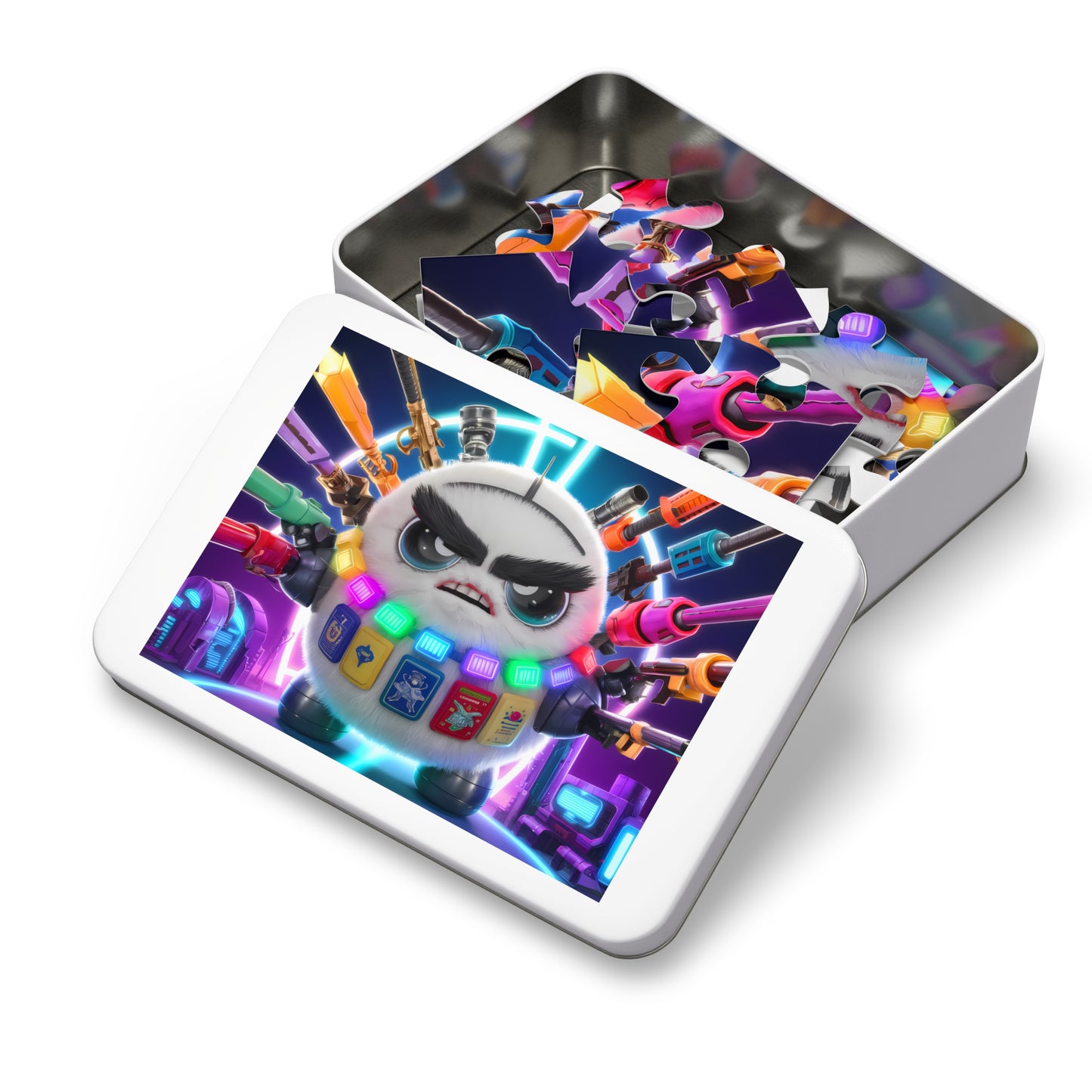 Battle-Ready Fluffbot - Jigsaw Puzzle (30, 110, 252, 500,1000-Piece)