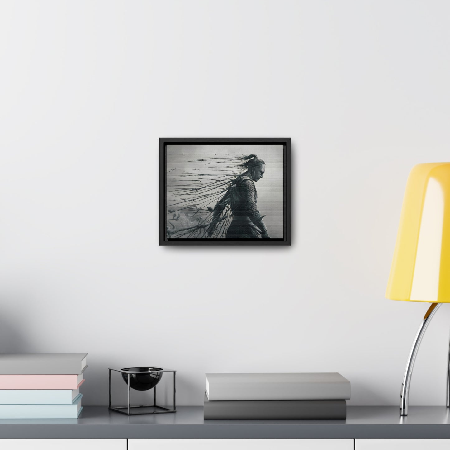 "Endurance in Silence" - Gallery Canvas Wraps, Horizontal Frame