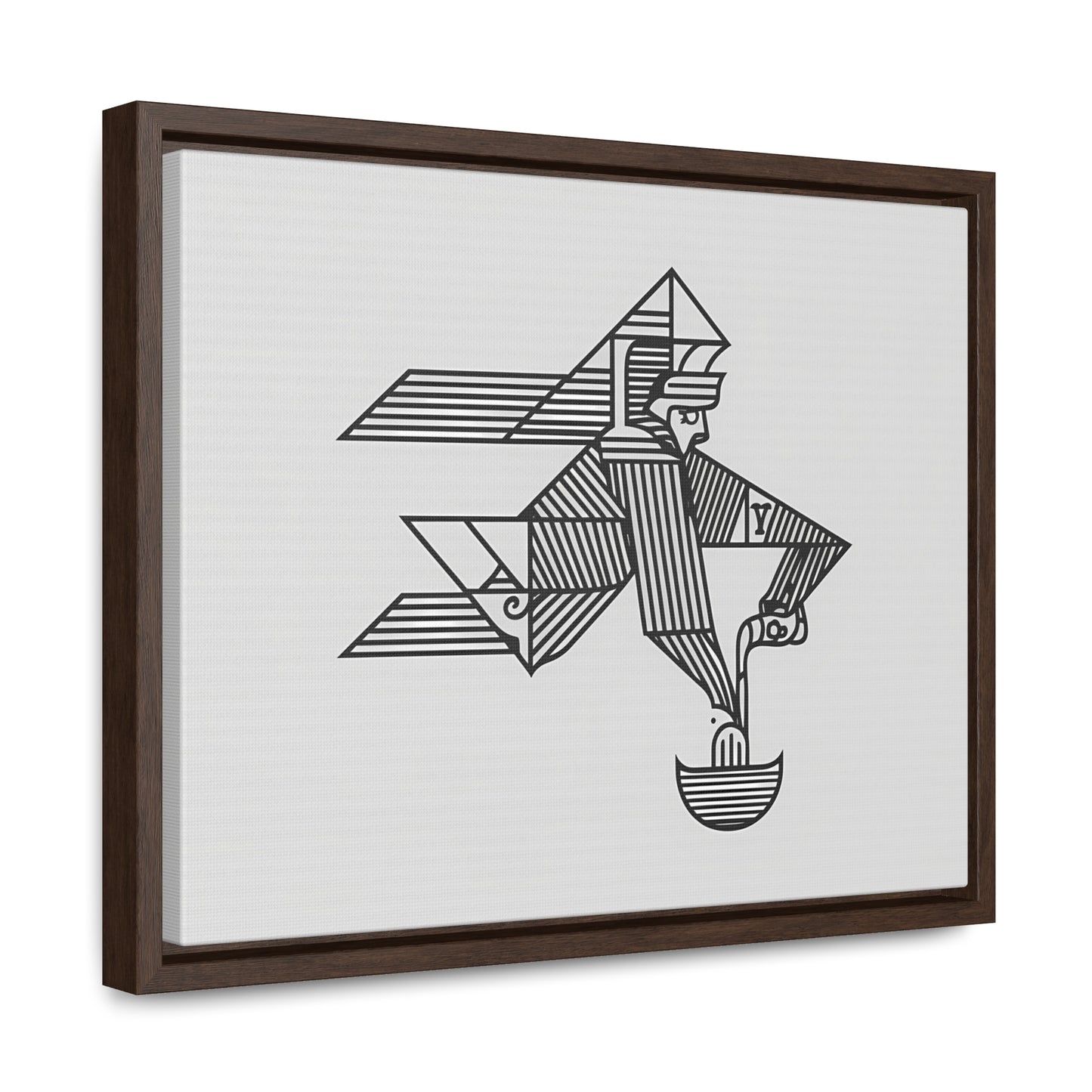 "The Water Bearer" - Gallery Canvas Wraps, Horizontal Frame