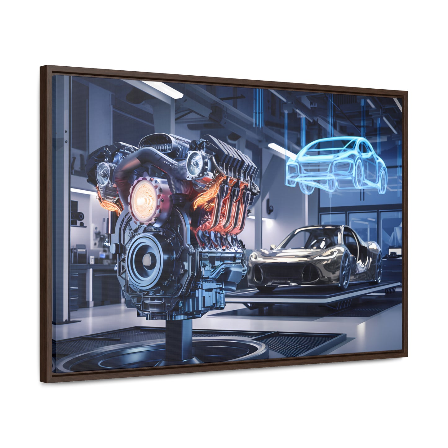 "Cutting-Edge Automotive Engineering" - Gallery Canvas Wraps, Horizontal Frame