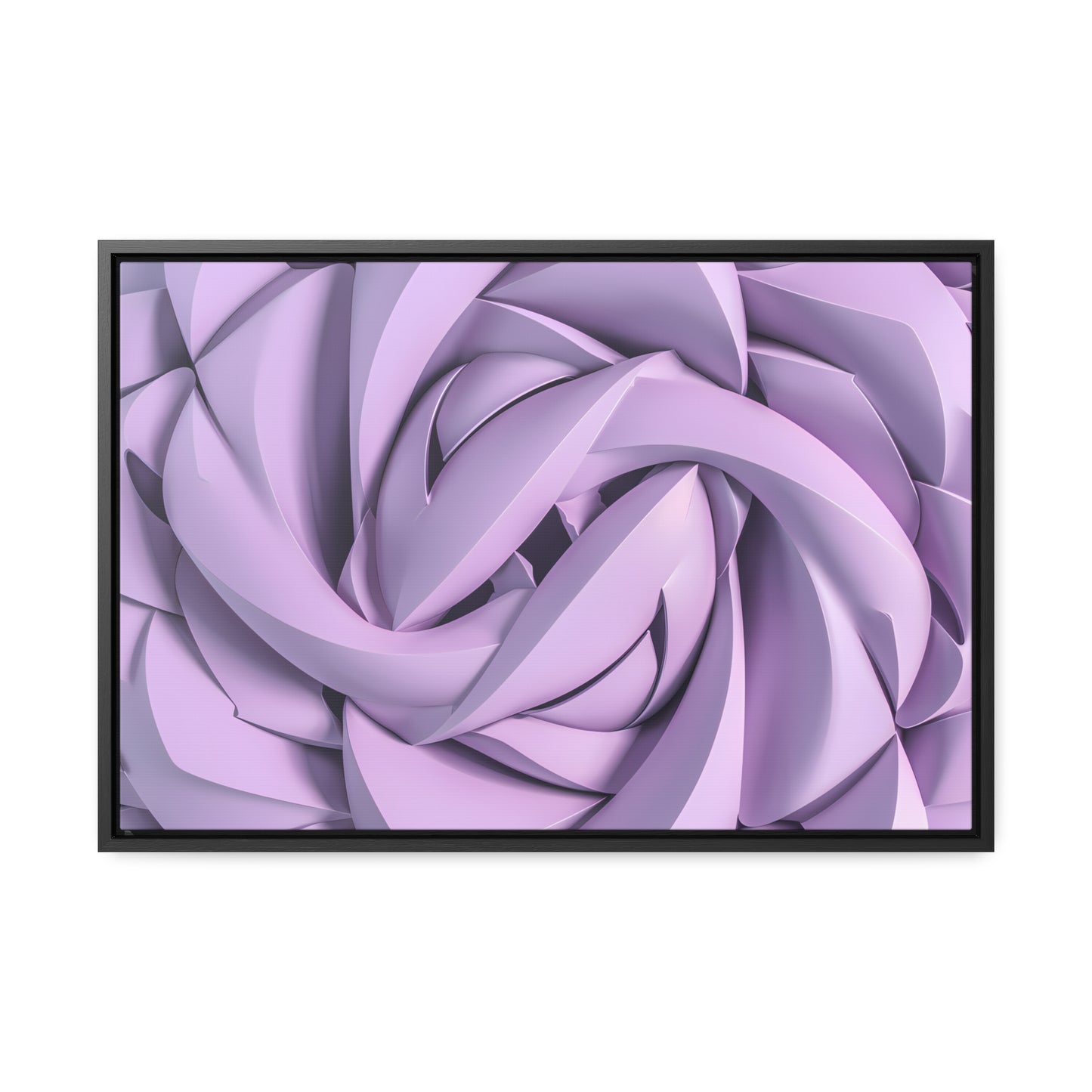 Spiral Petals - Gallery Canvas Wraps, Horizontal Frame