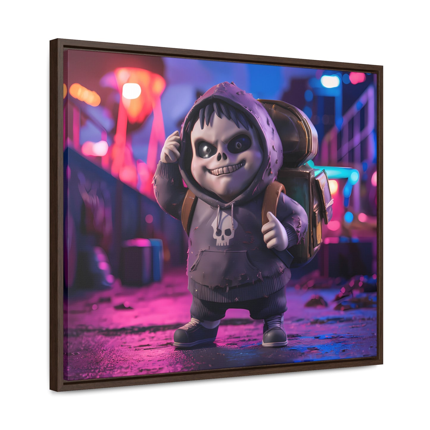 Midnight Mischief - Gallery Canvas Wraps, Horizontal Frame