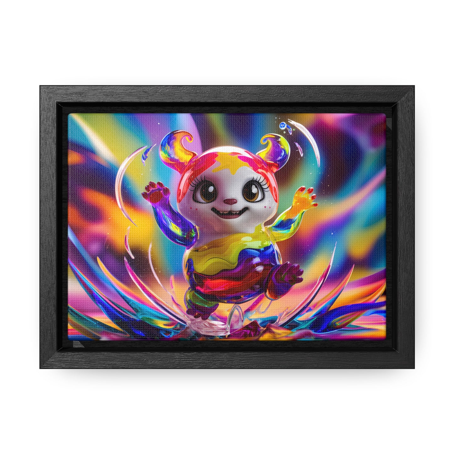 Splash of Joy - Gallery Canvas Wraps, Horizontal Frame