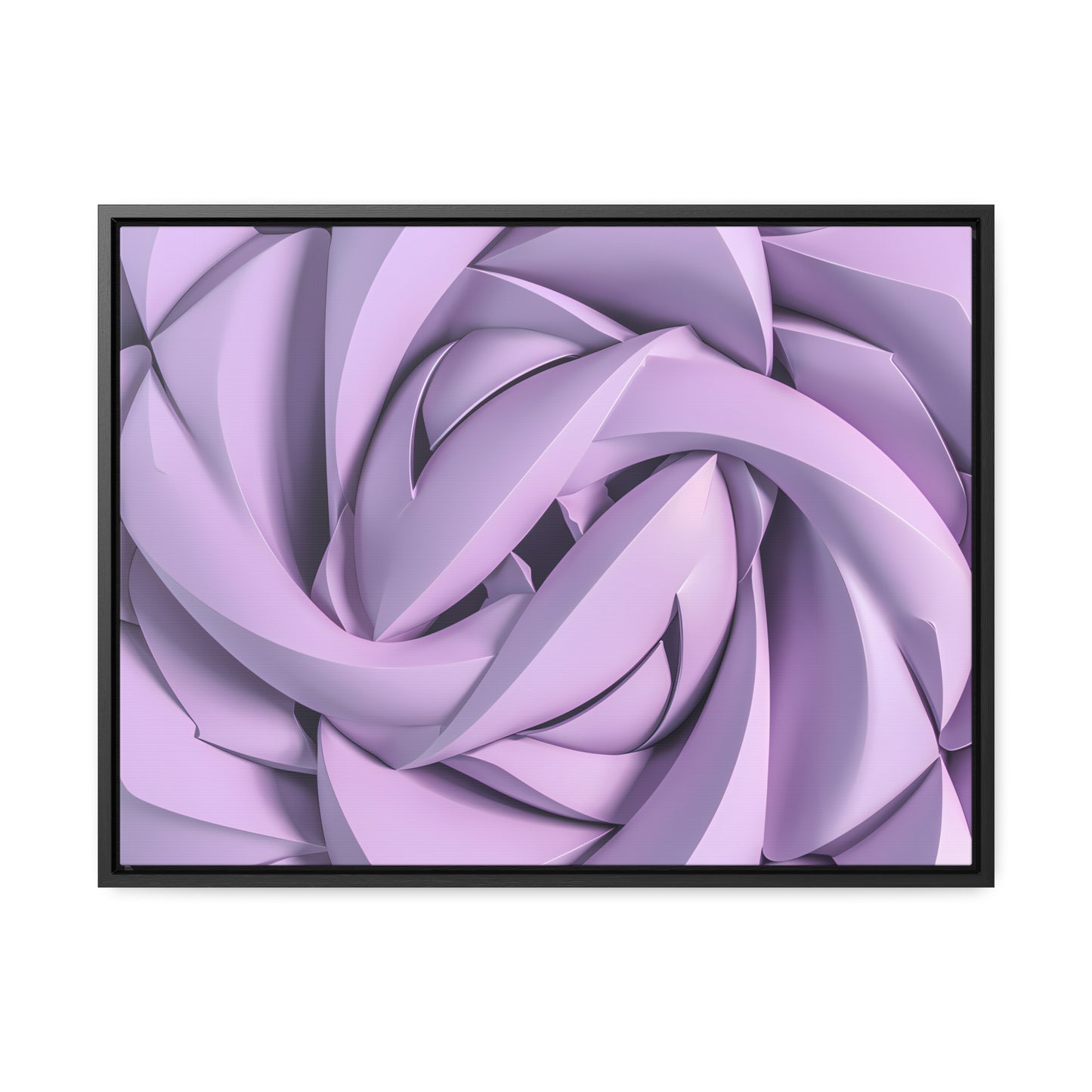 Spiral Petals - Gallery Canvas Wraps, Horizontal Frame