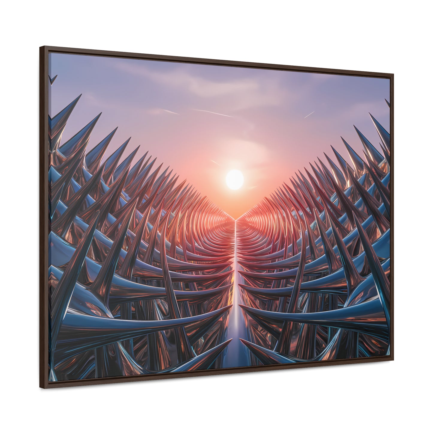 Path of Thorns at Sunrise - Gallery Canvas Wraps, Horizontal Frame