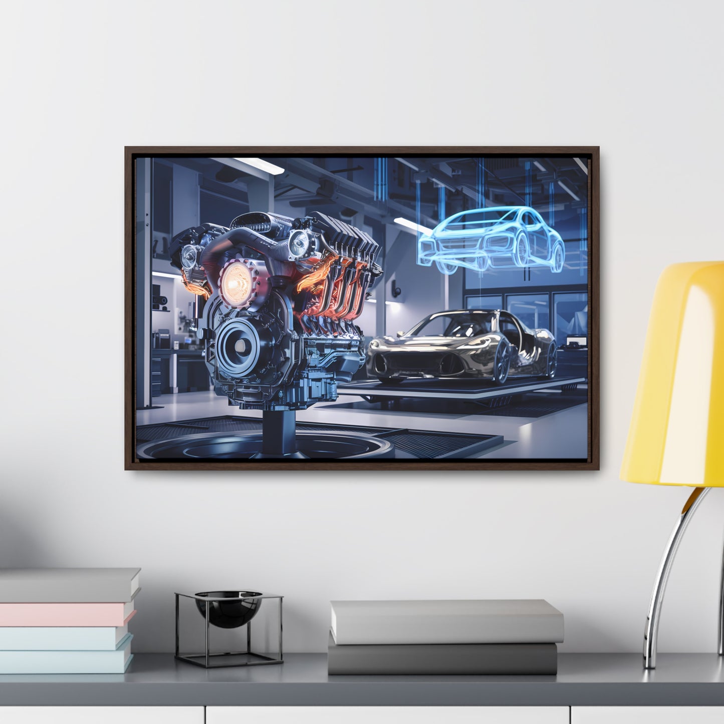 "Cutting-Edge Automotive Engineering" - Gallery Canvas Wraps, Horizontal Frame