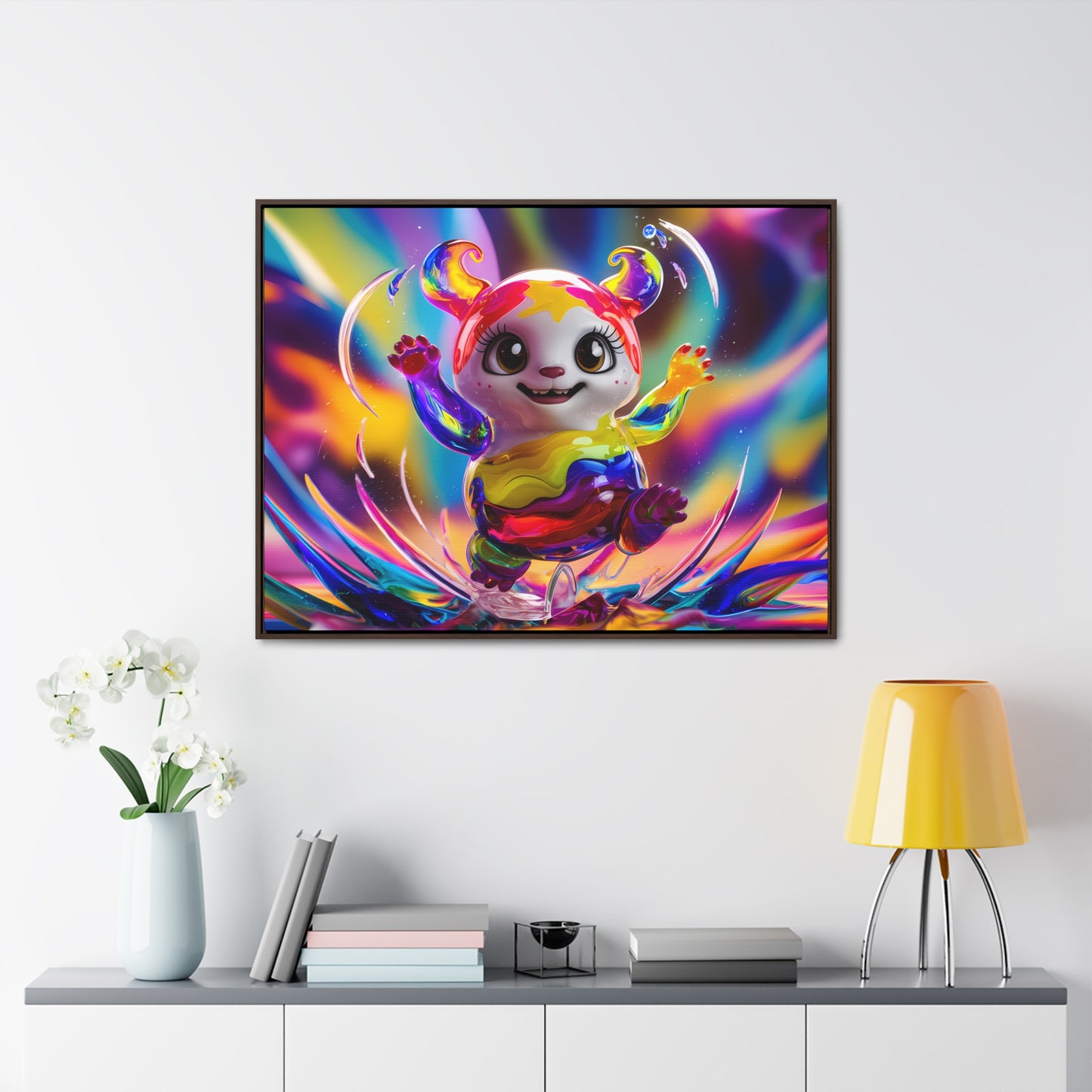 Splash of Joy - Gallery Canvas Wraps, Horizontal Frame