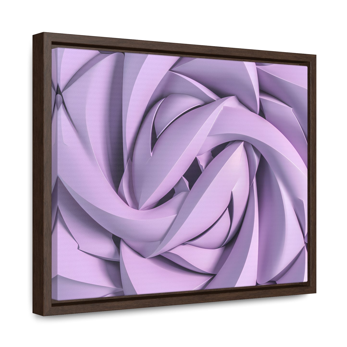 Spiral Petals - Gallery Canvas Wraps, Horizontal Frame