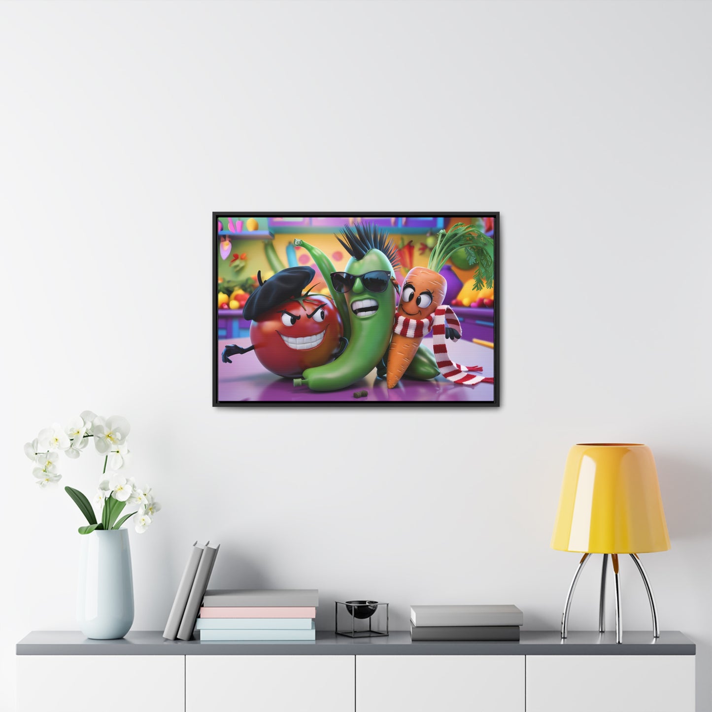 Veggie Rebels - Gallery Canvas Wraps, Horizontal Frame