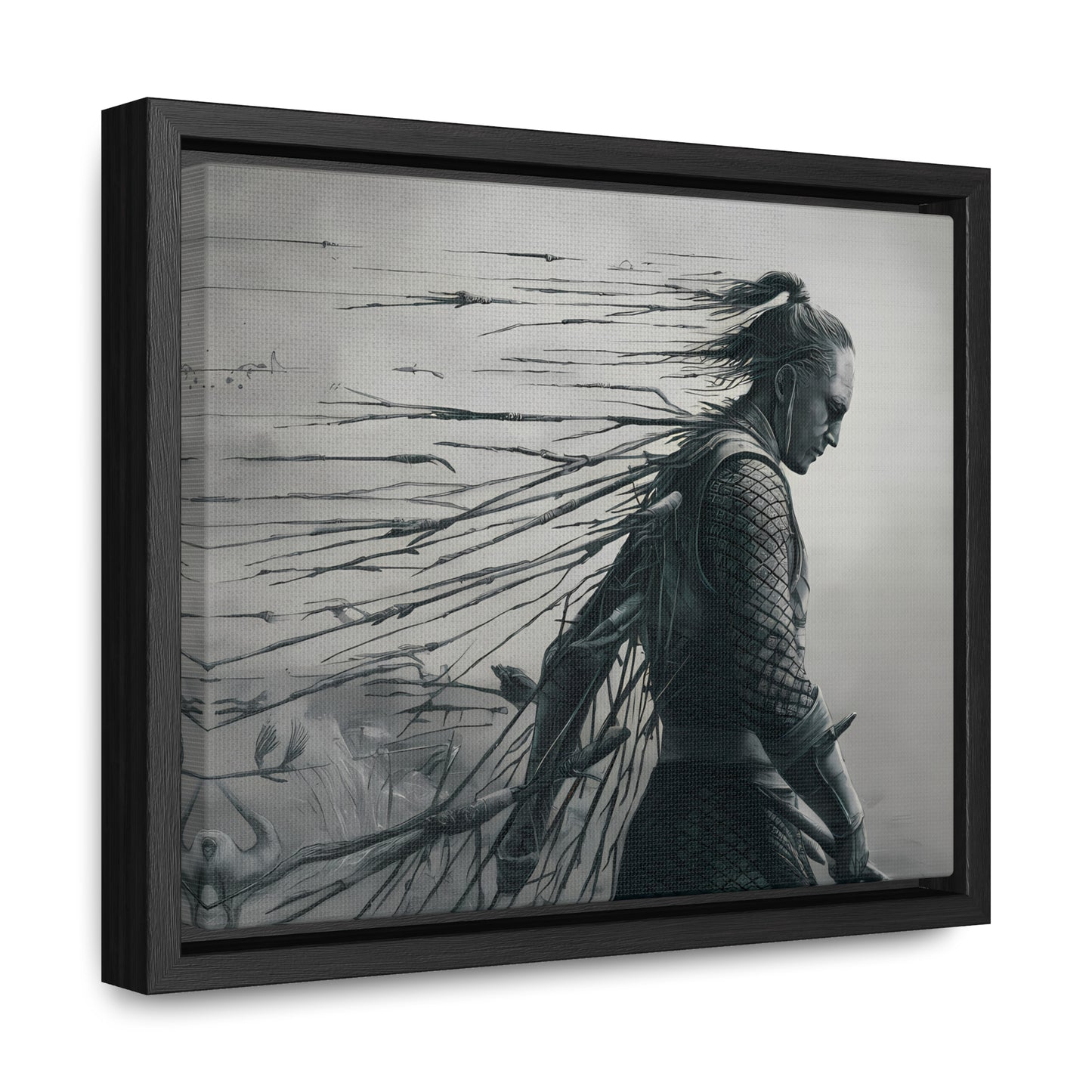 "Endurance in Silence" - Gallery Canvas Wraps, Horizontal Frame