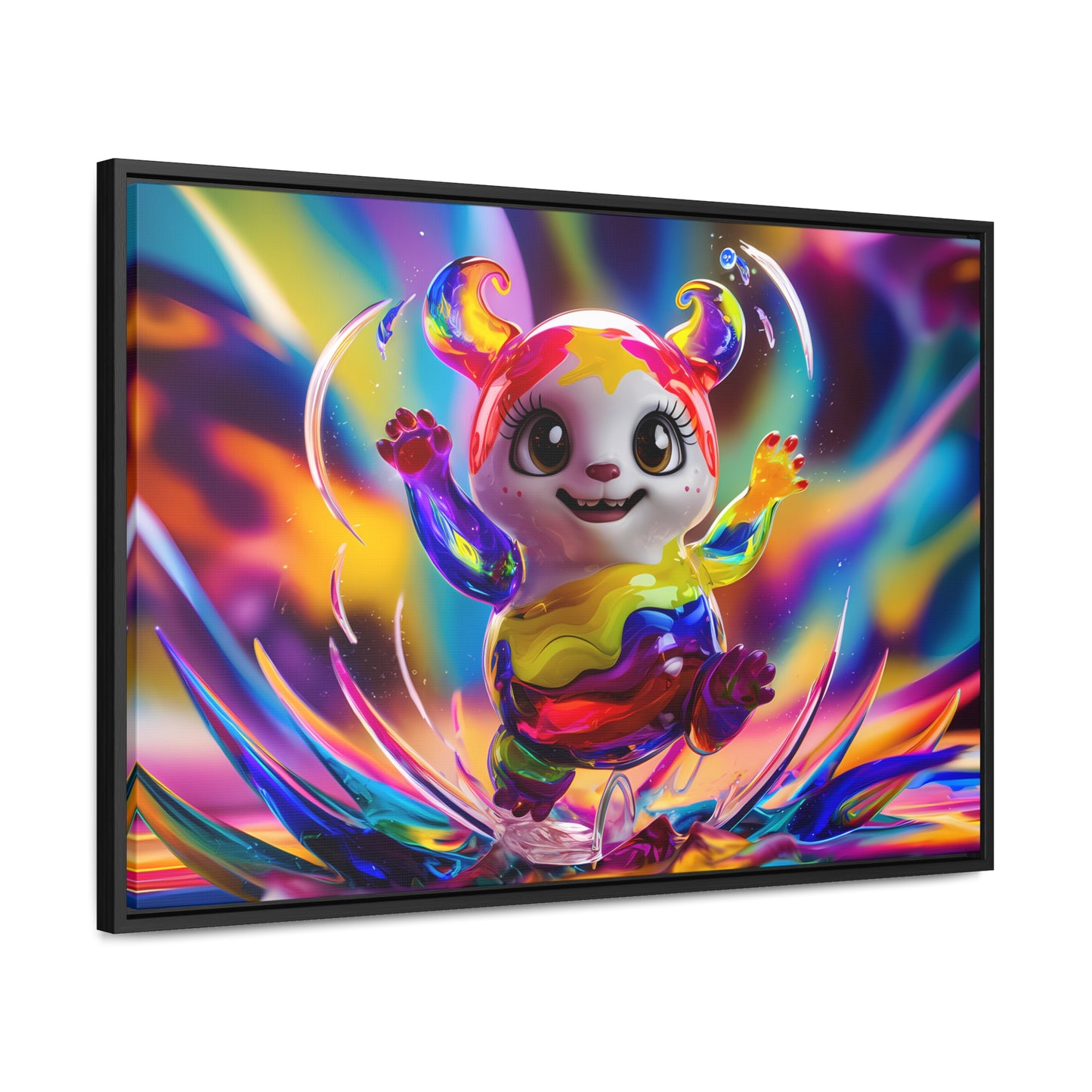 Splash of Joy - Gallery Canvas Wraps, Horizontal Frame