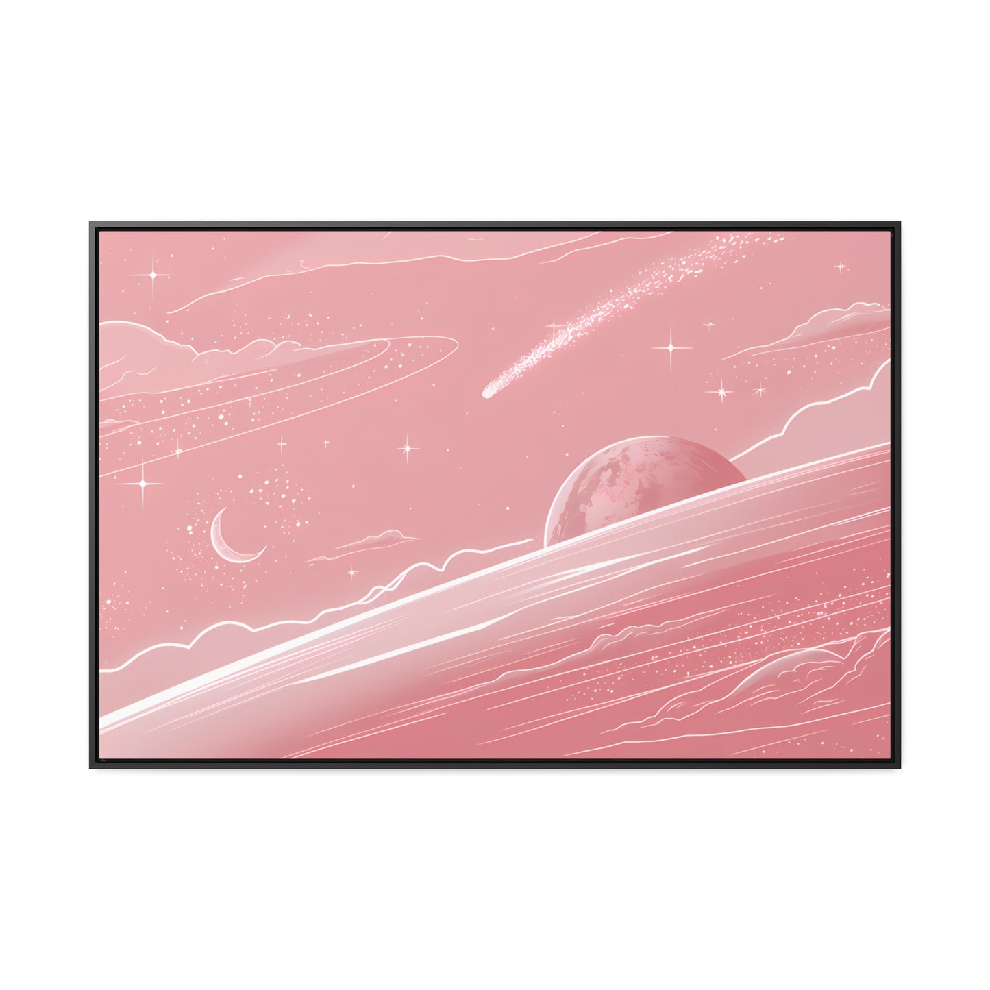 Celestial Dreamscape - Gallery Canvas Wraps, Horizontal Frame