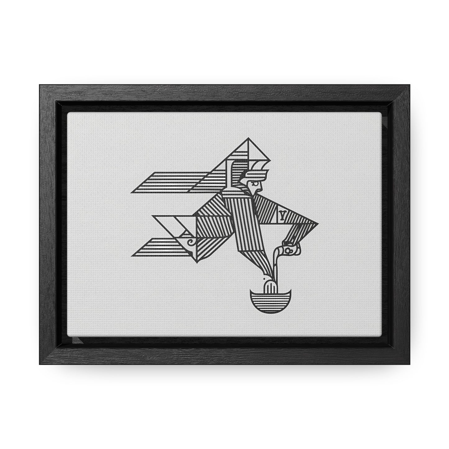 "The Water Bearer" - Gallery Canvas Wraps, Horizontal Frame