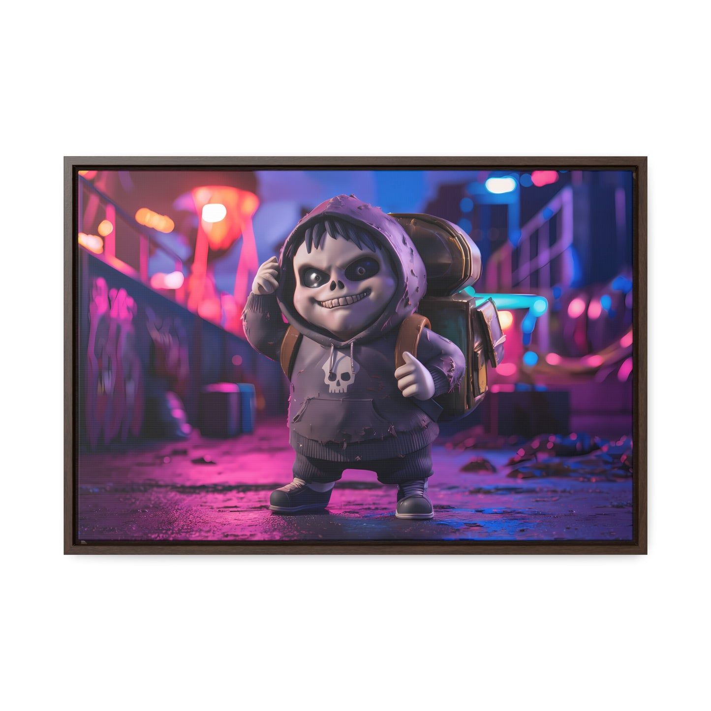 Midnight Mischief - Gallery Canvas Wraps, Horizontal Frame