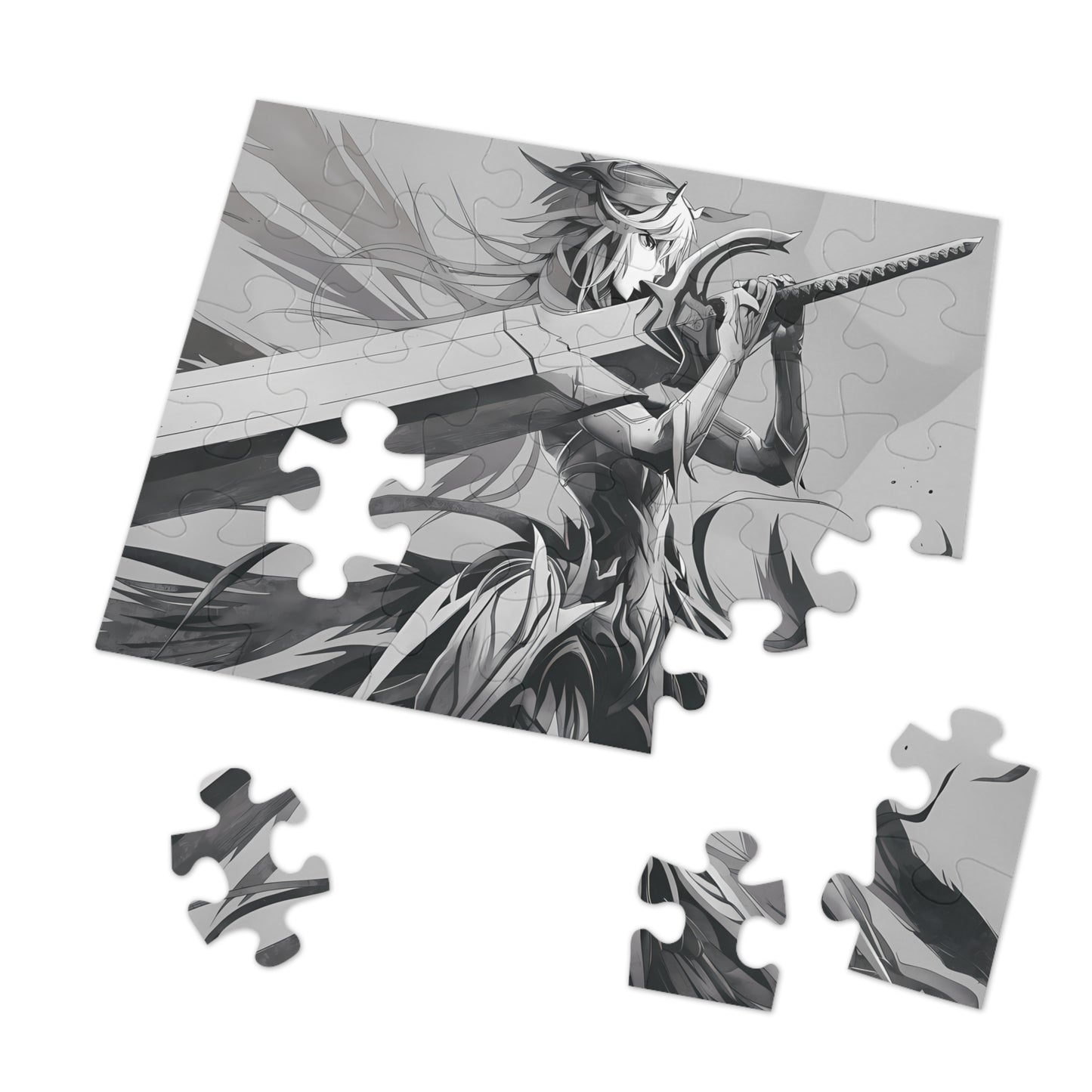 Eternal Blade of the Fallen Warrior - Jigsaw Puzzle (30, 110, 252, 500,1000-Piece)