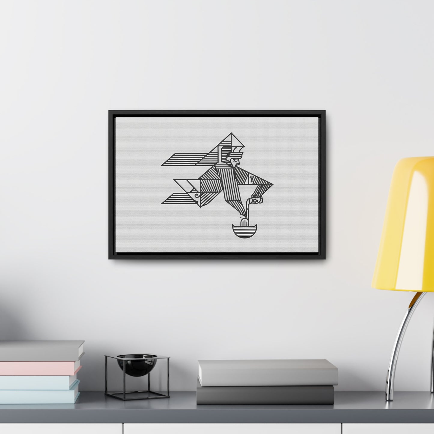 "The Water Bearer" - Gallery Canvas Wraps, Horizontal Frame