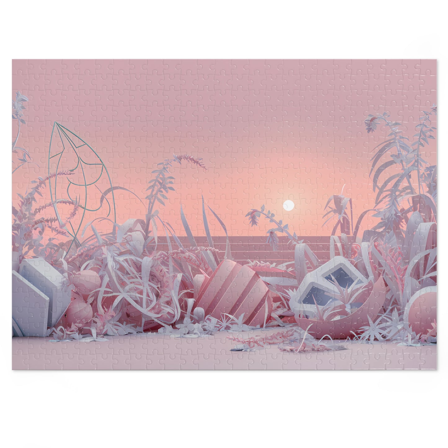 Ephemeral Garden at Dusk - Jigsaw Puzzle (30, 110, 252, 500,1000-Piece)