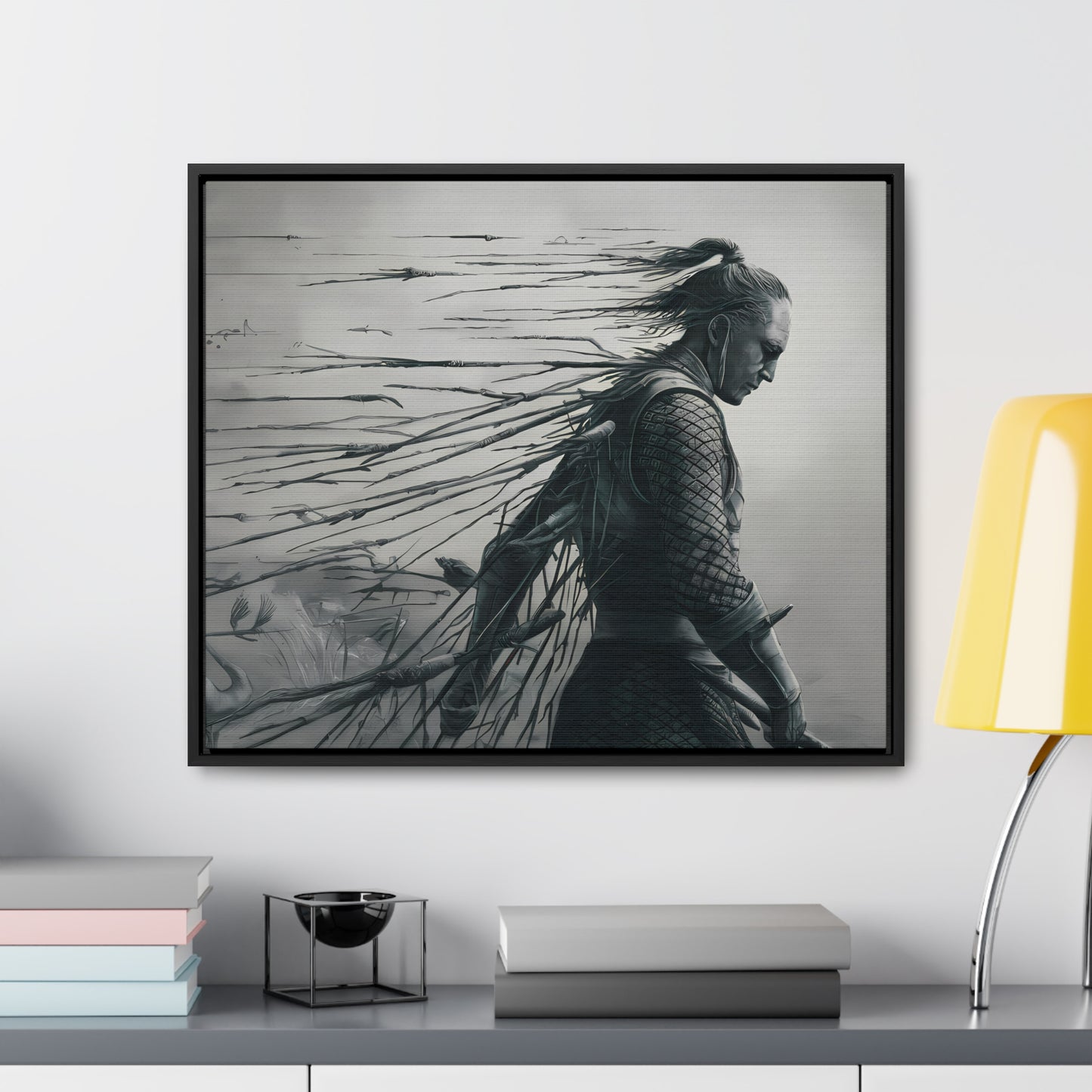 "Endurance in Silence" - Gallery Canvas Wraps, Horizontal Frame