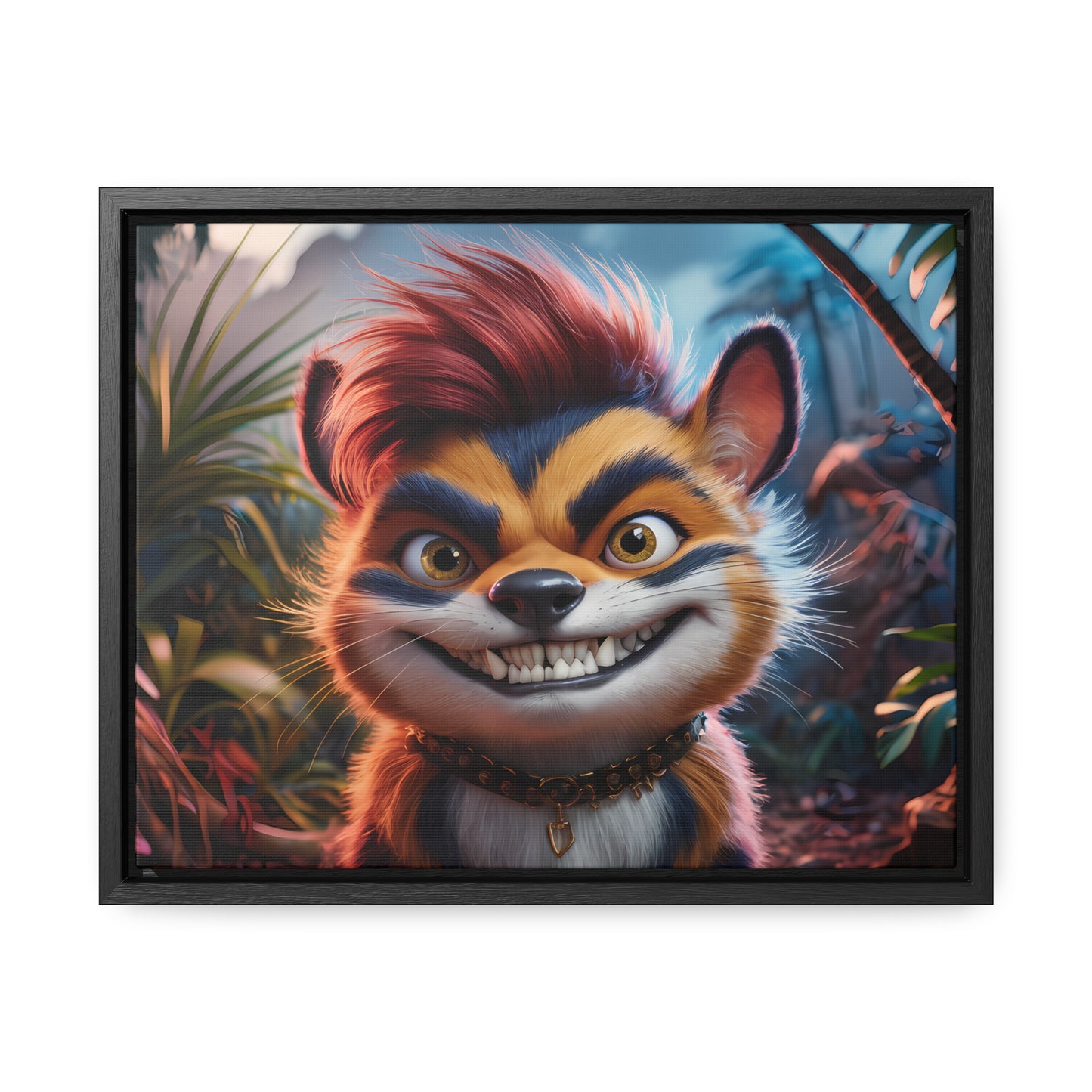 Rebel in the Jungle - Gallery Canvas Wraps, Horizontal Frame