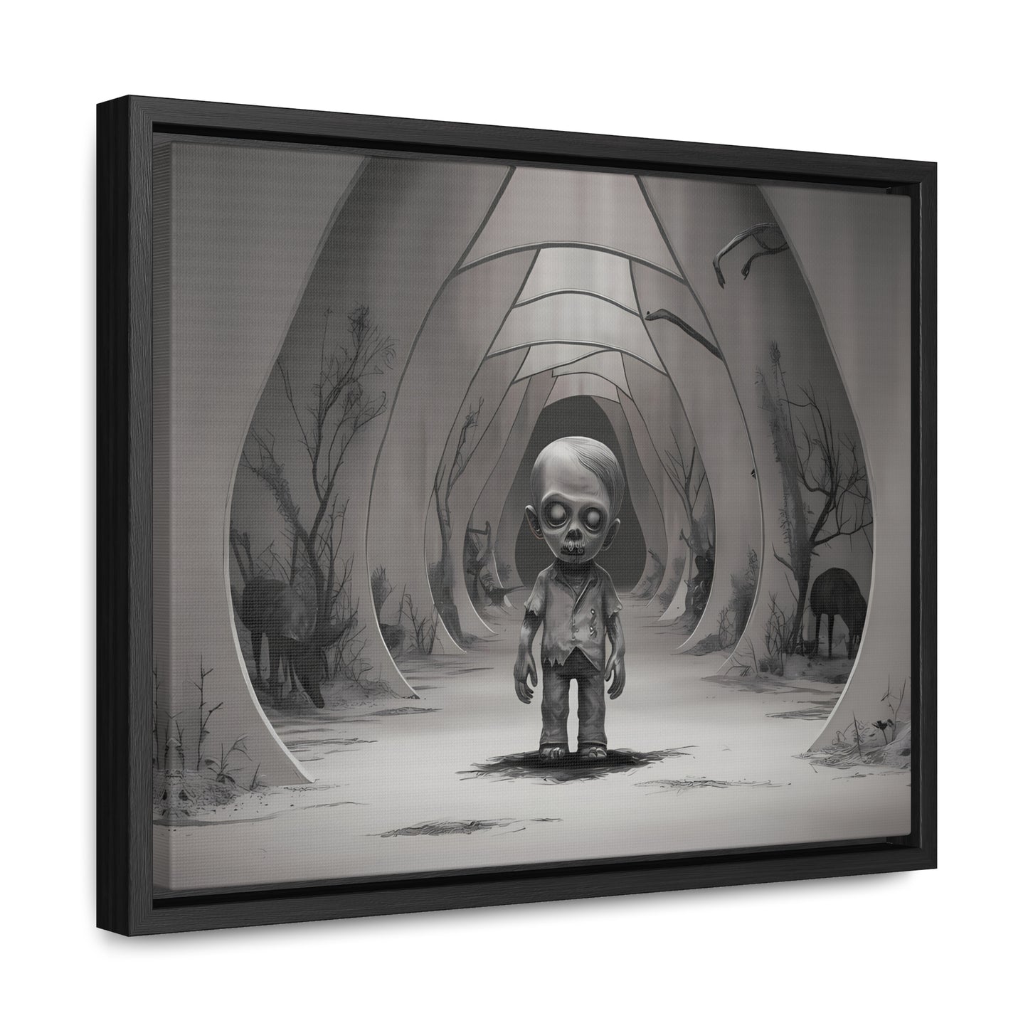 "Echoes of the Forgotten" - Gallery Canvas Wraps, Horizontal Frame