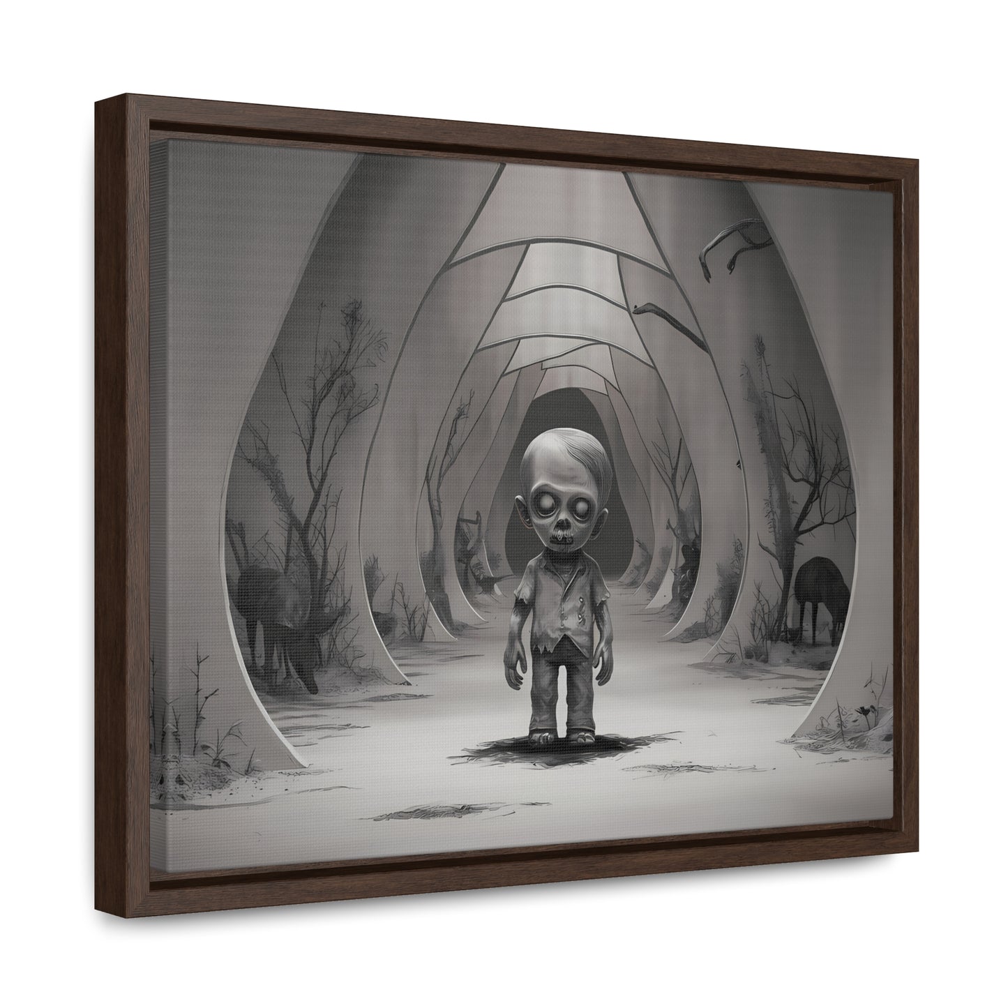 "Echoes of the Forgotten" - Gallery Canvas Wraps, Horizontal Frame