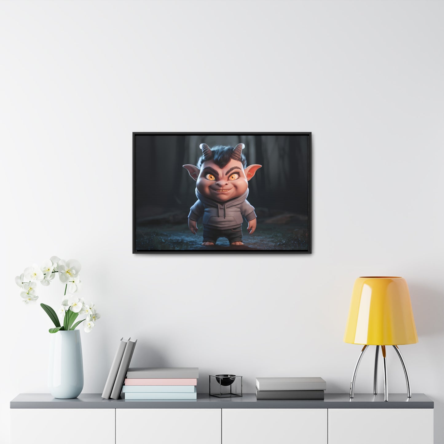 "Forest Mischief" - Gallery Canvas Wraps, Horizontal Frame