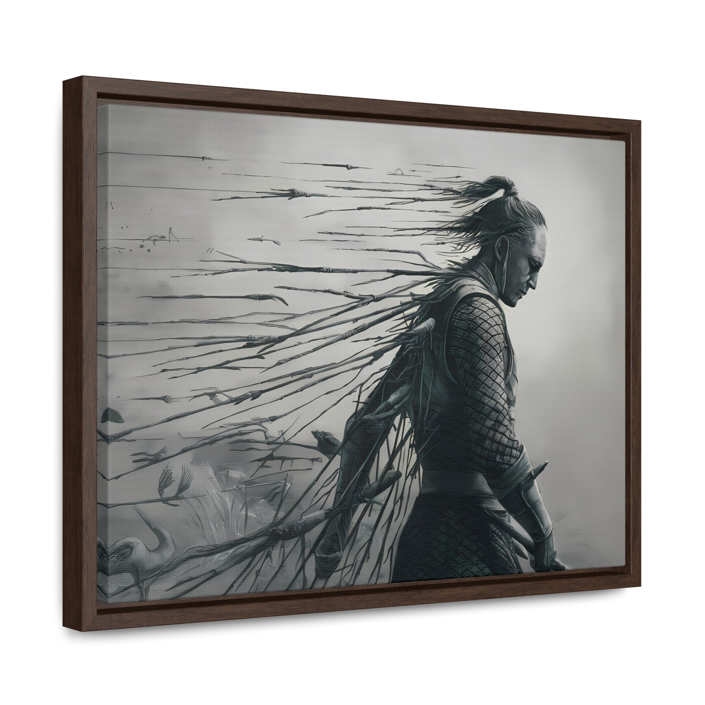 "Endurance in Silence" - Gallery Canvas Wraps, Horizontal Frame