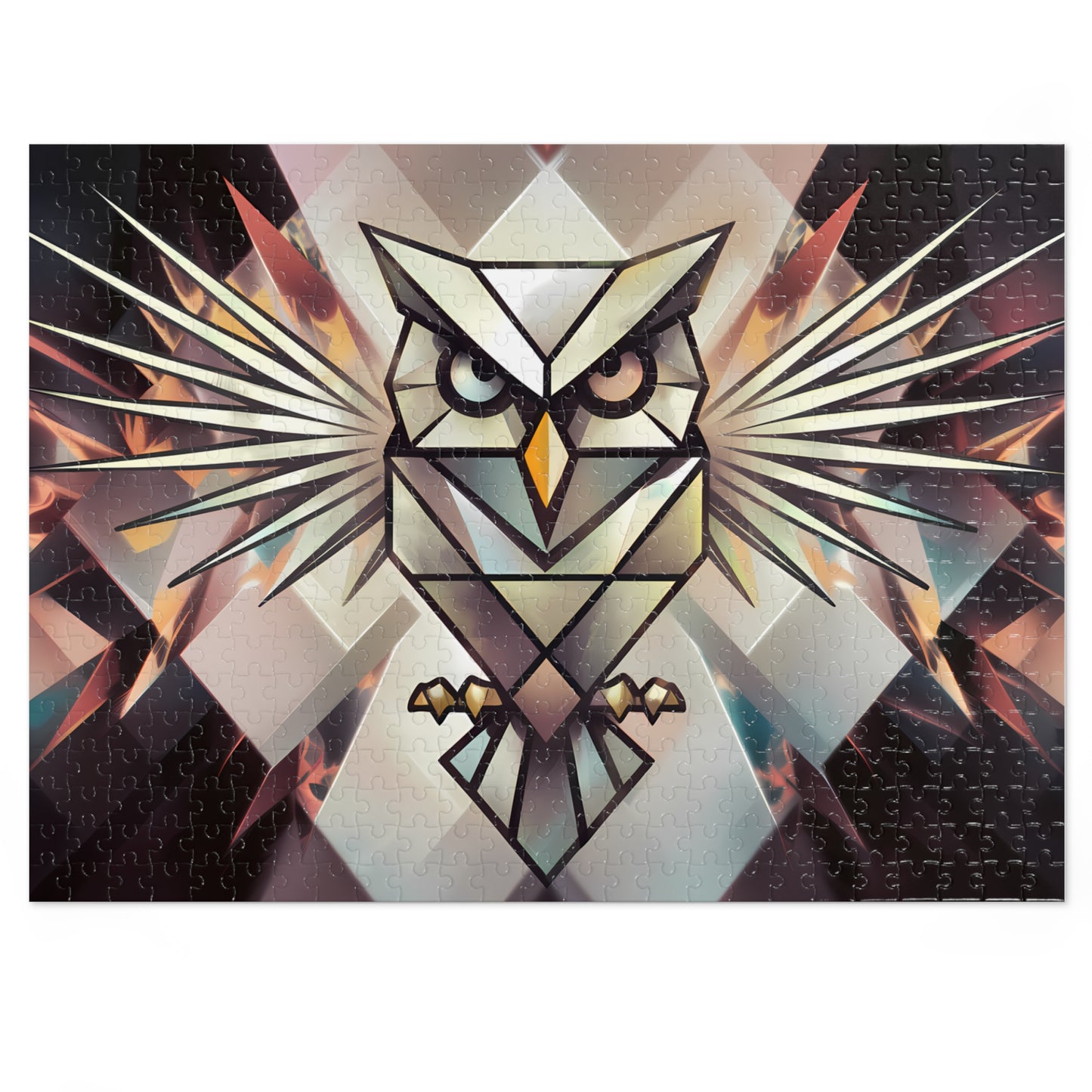 Guardian of the Geometric Night - Jigsaw Puzzle (30, 110, 252, 500,1000-Piece)