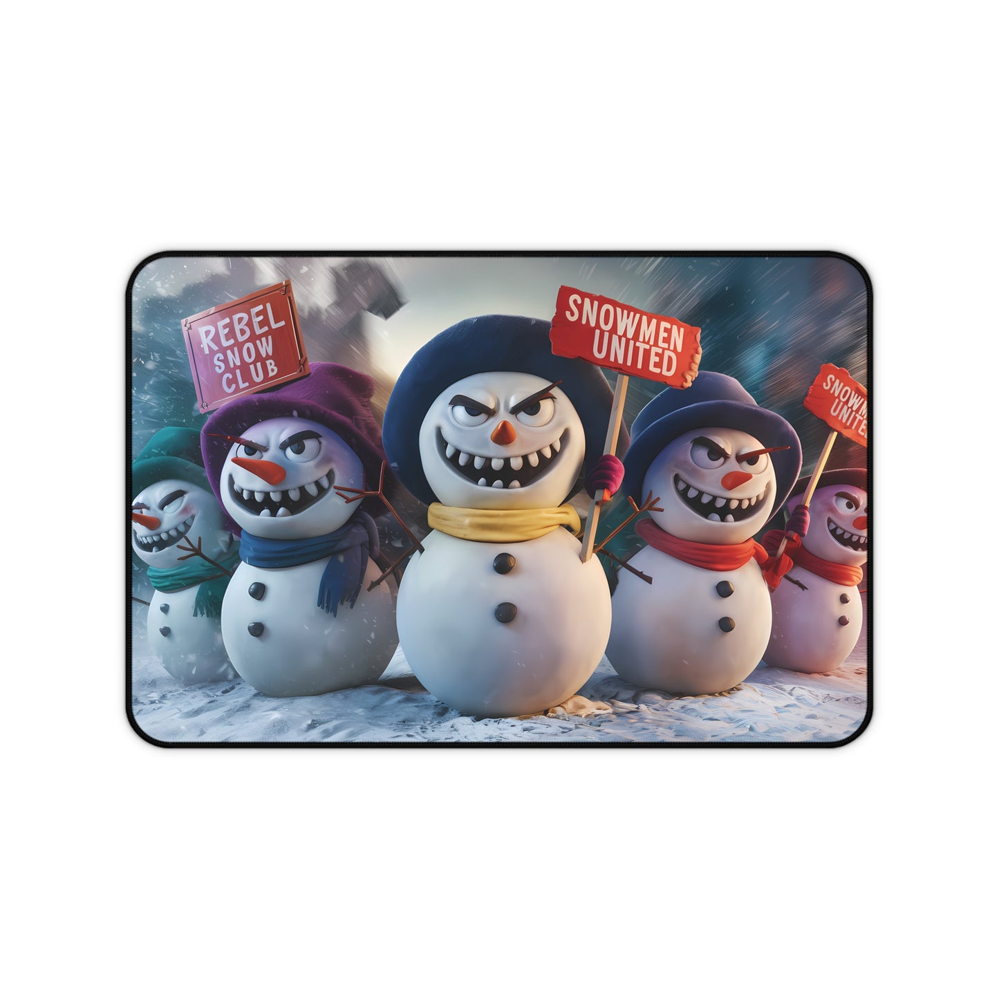 Snowman Rebellion - Desk Mat