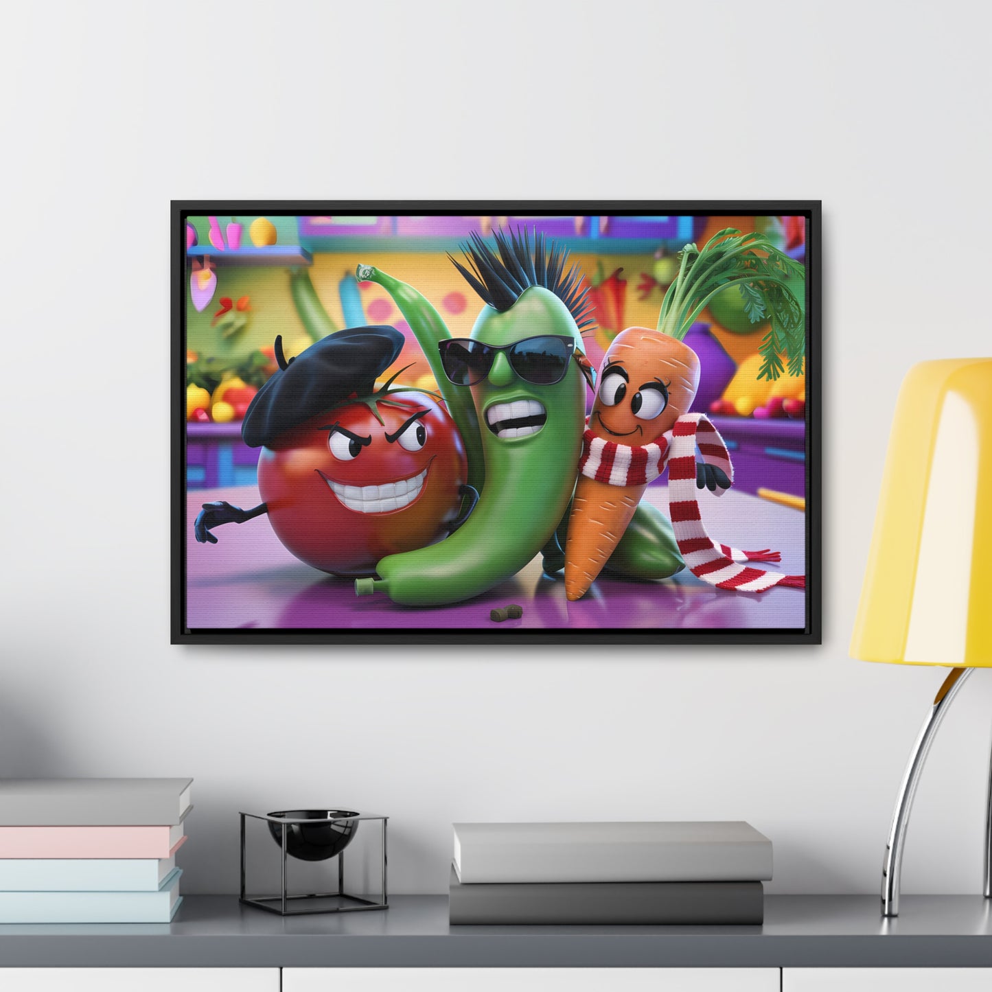 Veggie Rebels - Gallery Canvas Wraps, Horizontal Frame