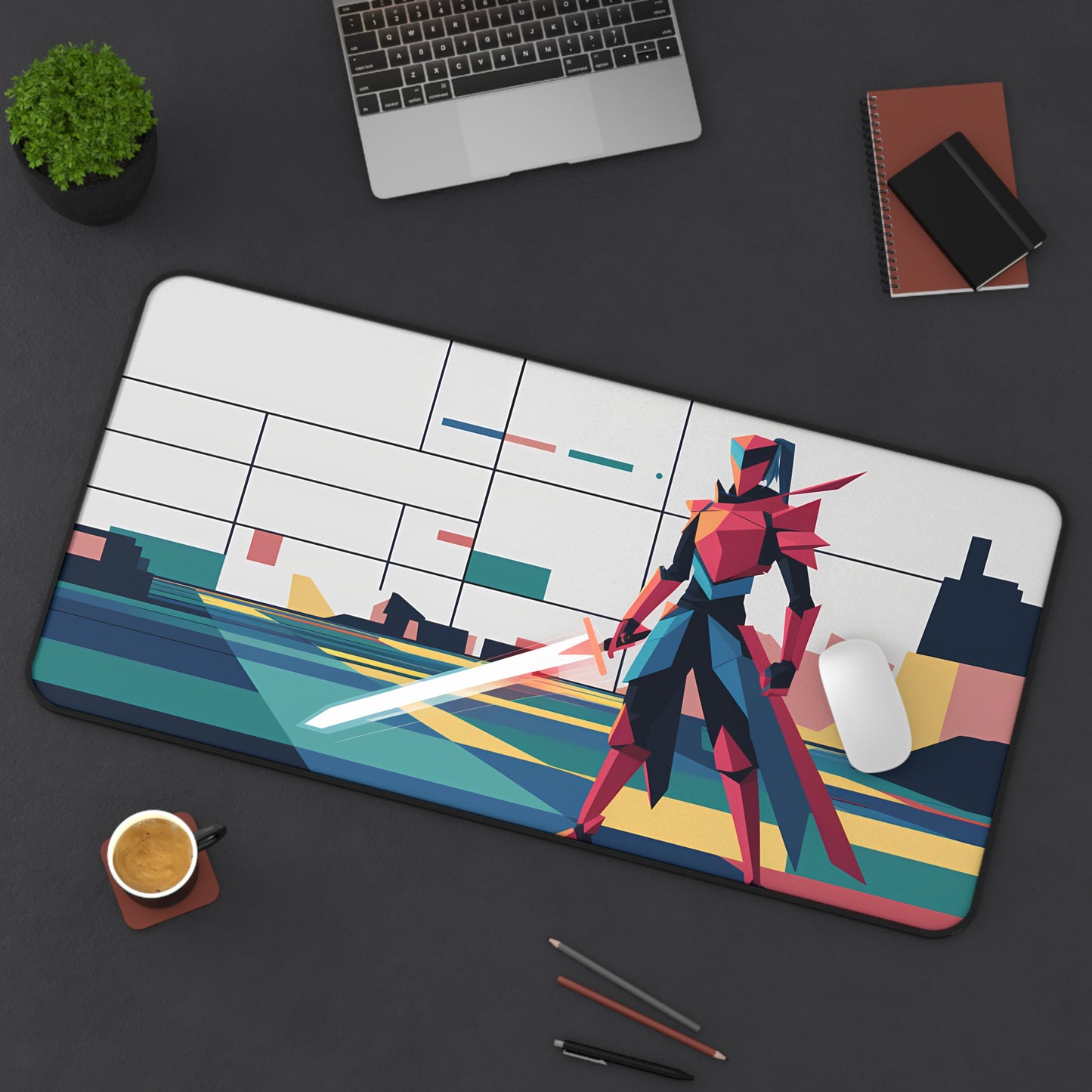 The Blade of Data Valor - Desk Mat
