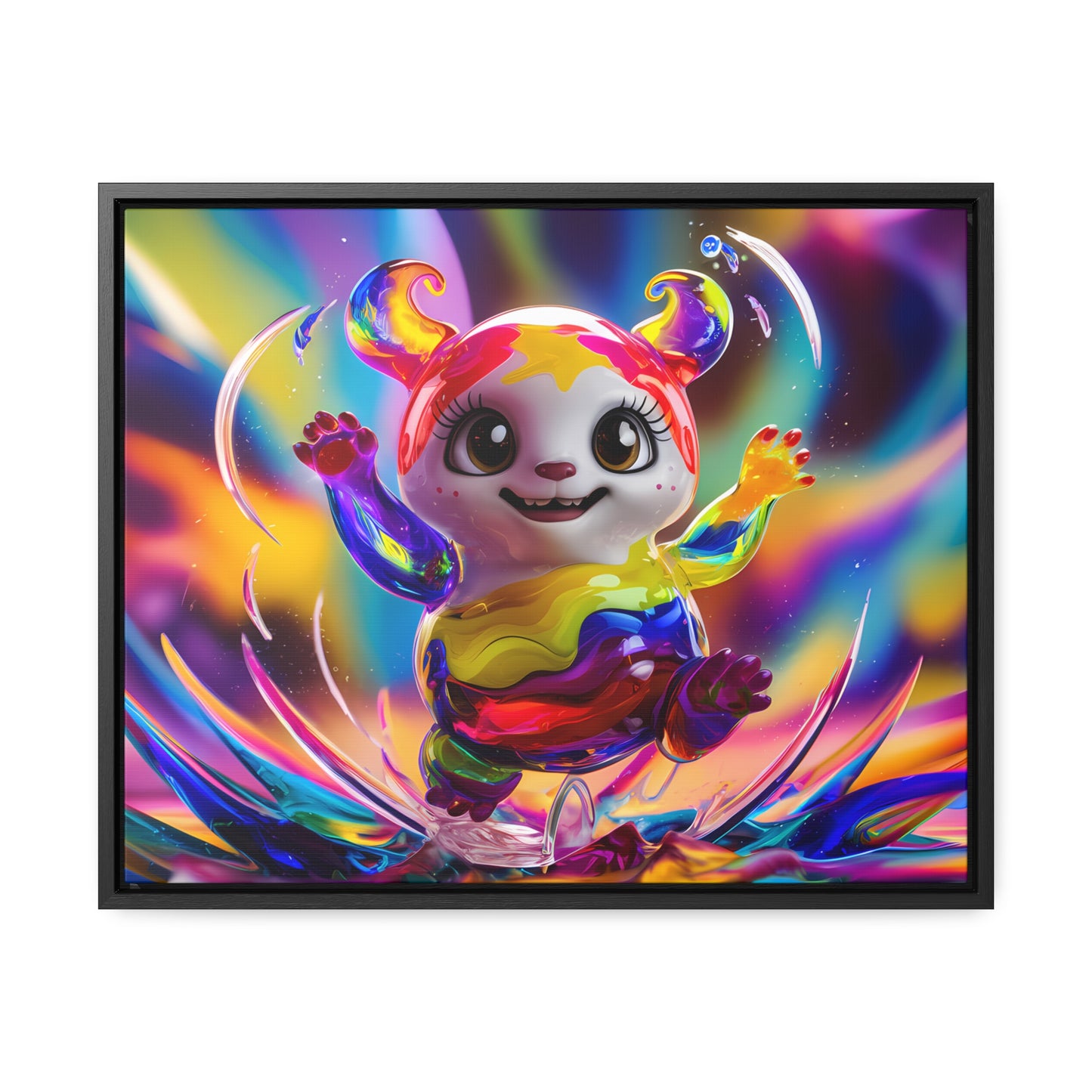 Splash of Joy - Gallery Canvas Wraps, Horizontal Frame