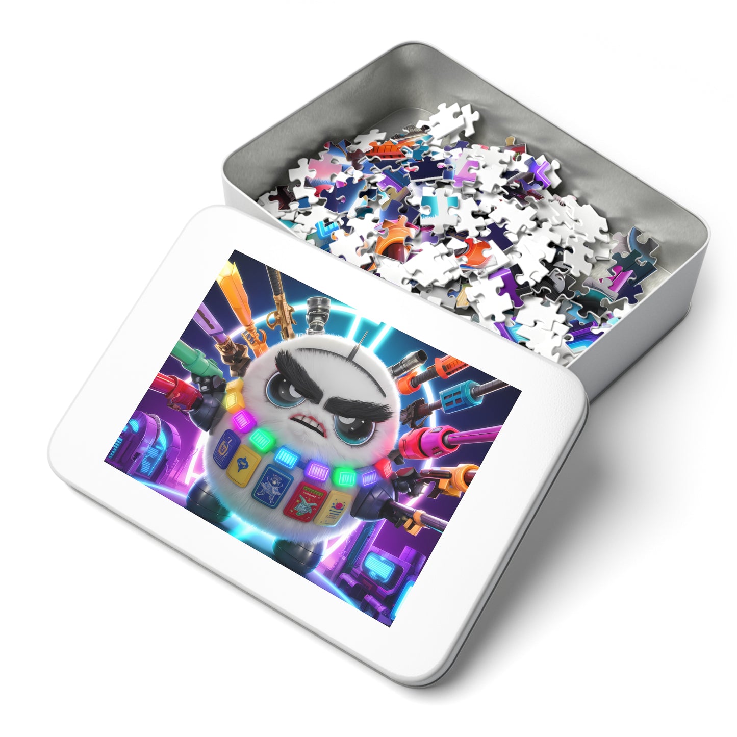 Battle-Ready Fluffbot - Jigsaw Puzzle (30, 110, 252, 500,1000-Piece)