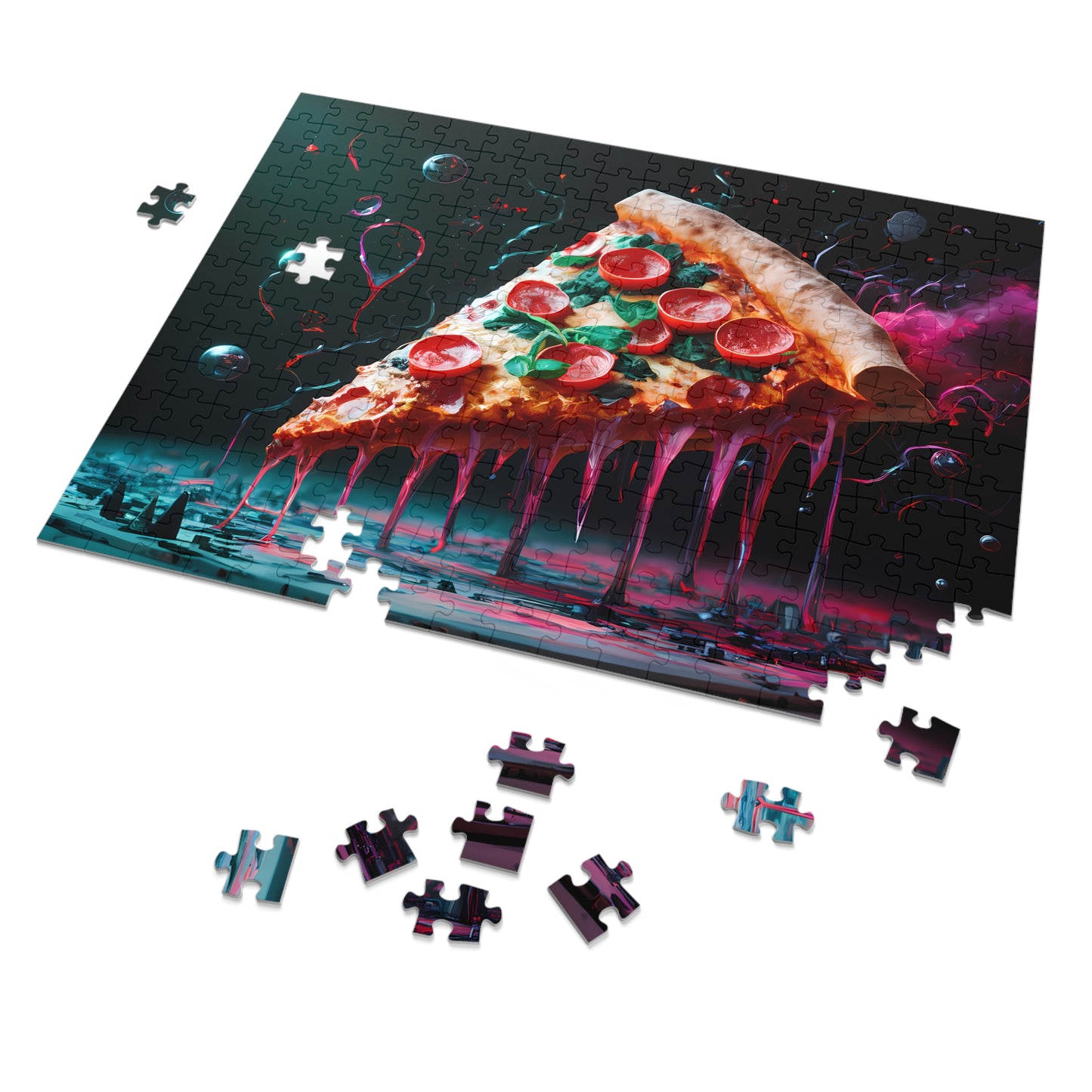 "Cosmic Pizza Slice" - Jigsaw Puzzle (30, 110, 252, 500,1000-Piece)