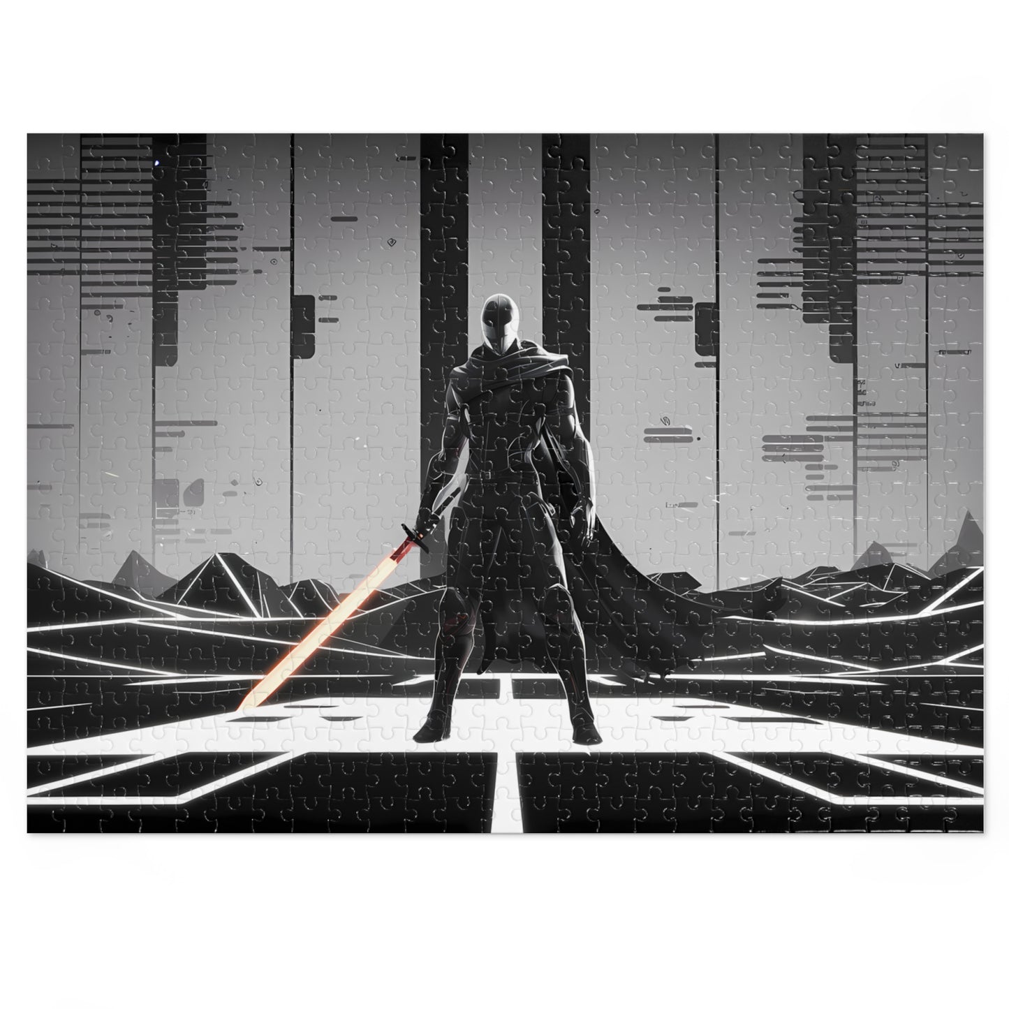 The Shadowblade Sentinel - Jigsaw Puzzle (30, 110, 252, 500,1000-Piece)