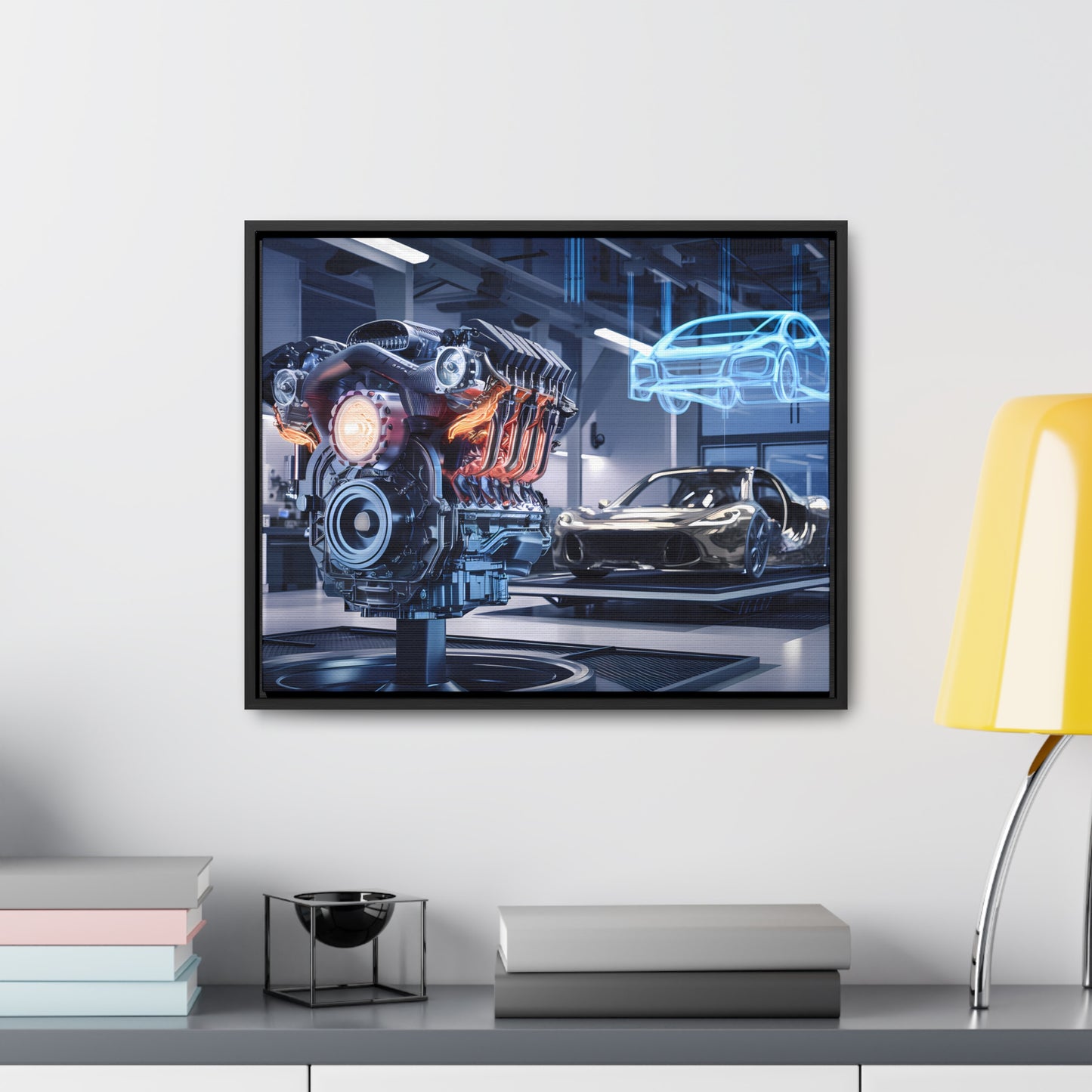 "Cutting-Edge Automotive Engineering" - Gallery Canvas Wraps, Horizontal Frame