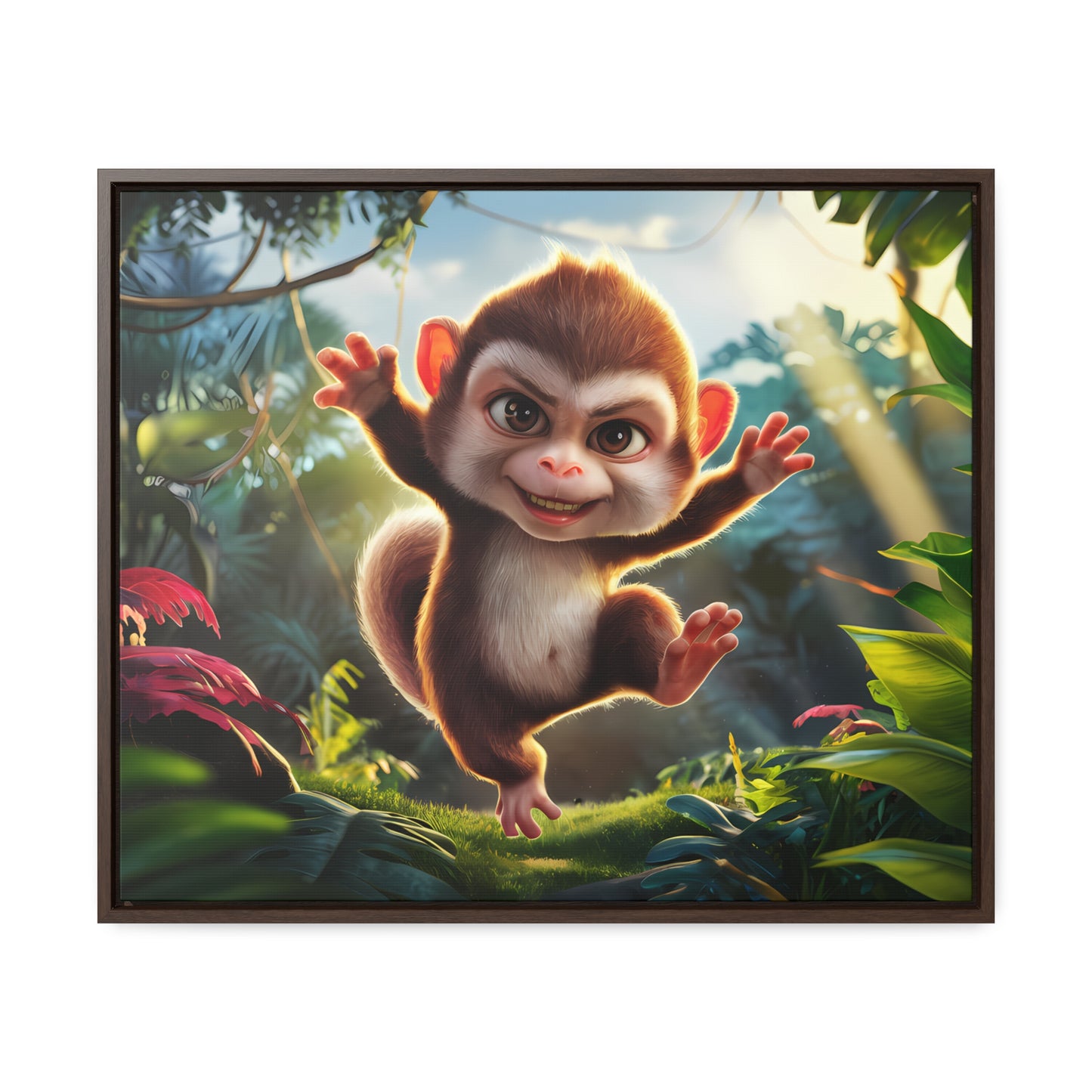 Jungle Joy - Gallery Canvas Wraps, Horizontal Frame