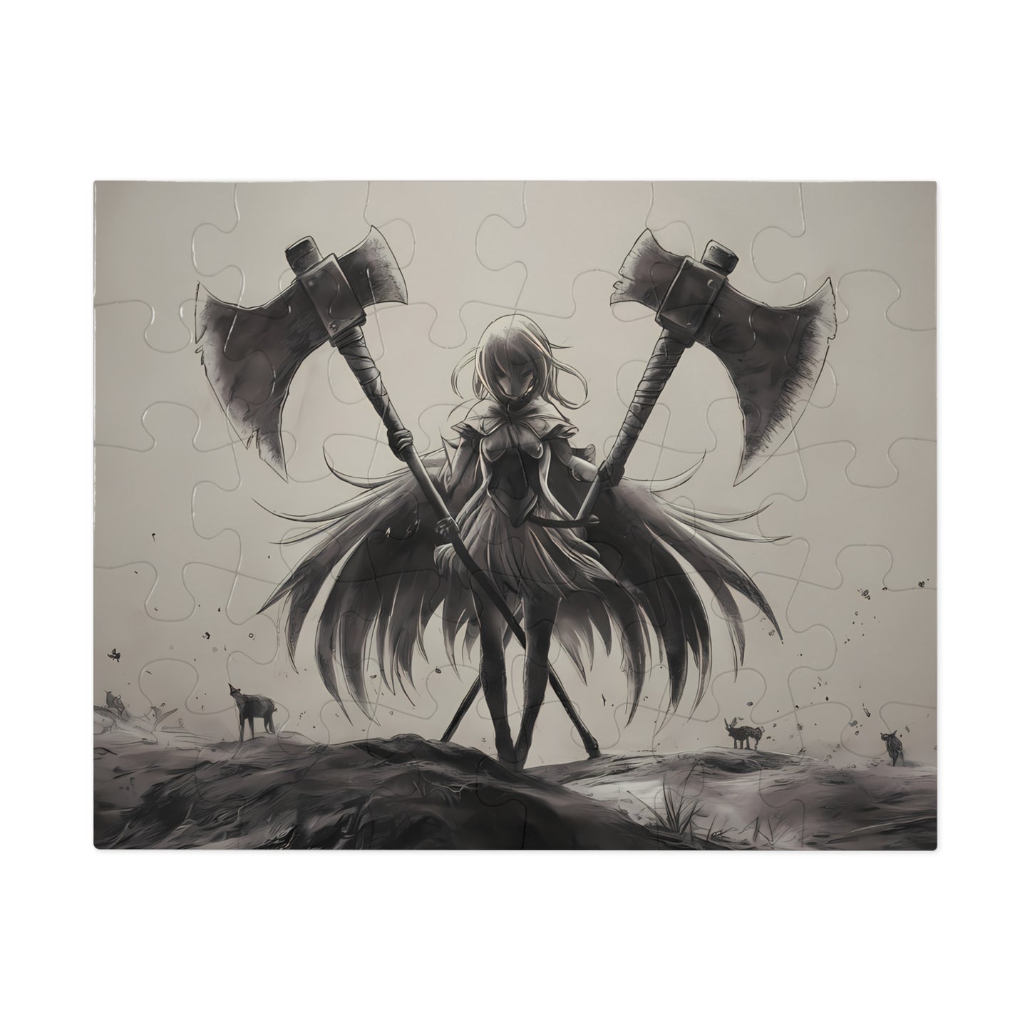 "Angel of Desolation" - Jigsaw Puzzle (30, 110, 252, 500,1000-Piece)