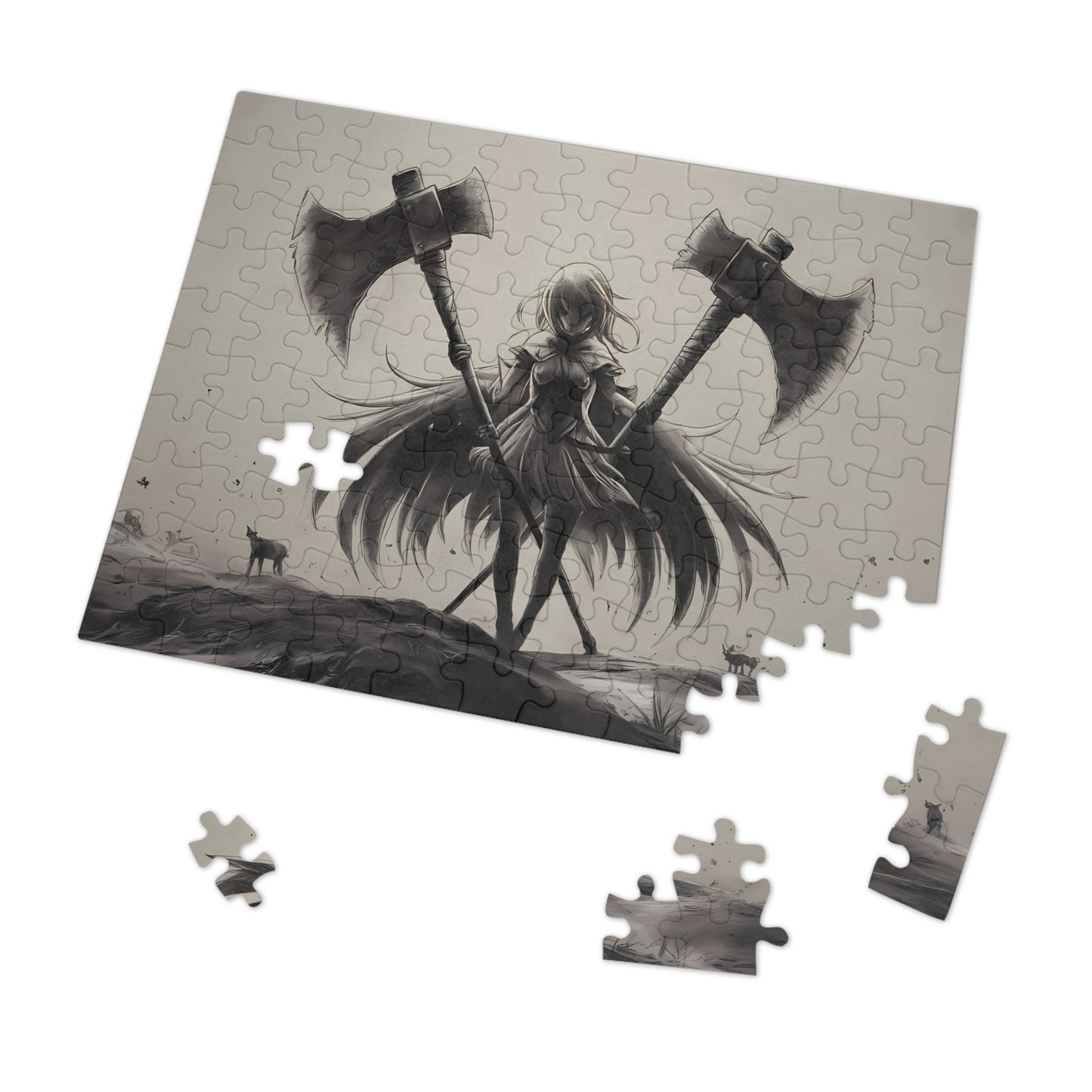 "Angel of Desolation" - Jigsaw Puzzle (30, 110, 252, 500,1000-Piece)