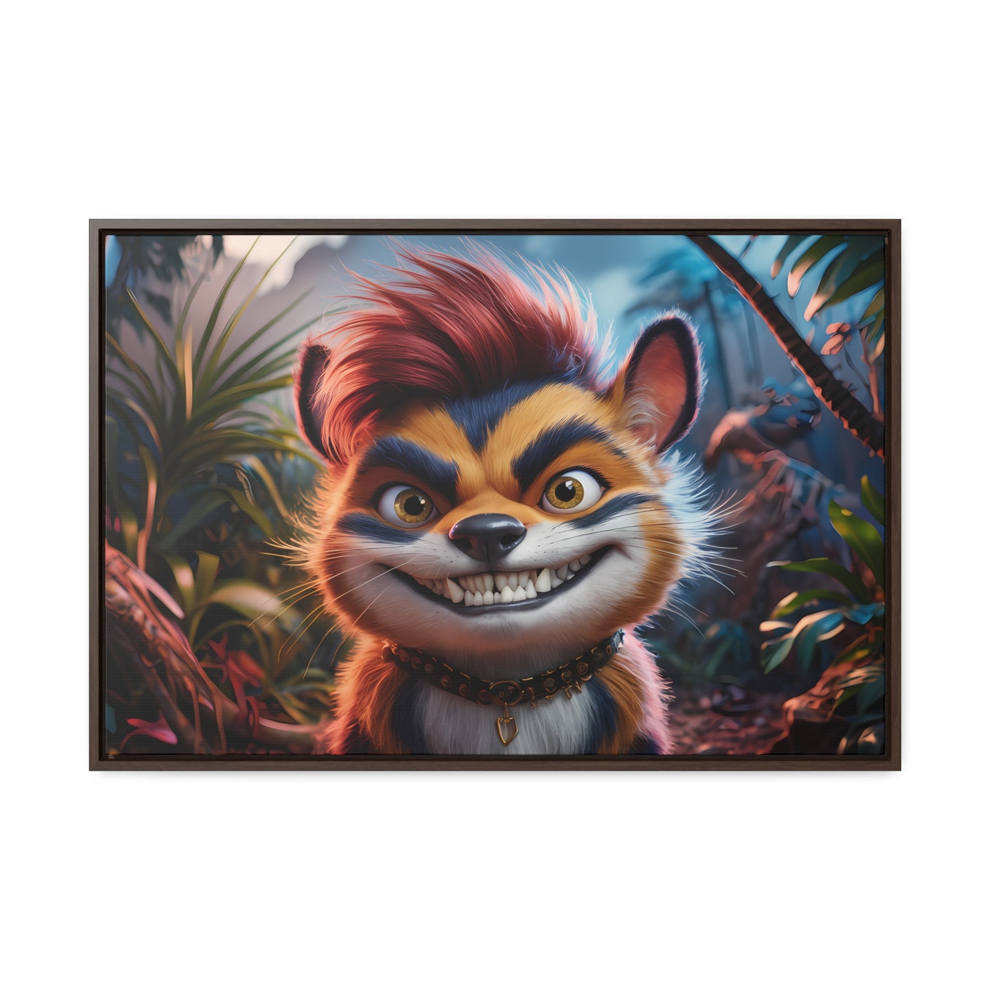 Rebel in the Jungle - Gallery Canvas Wraps, Horizontal Frame