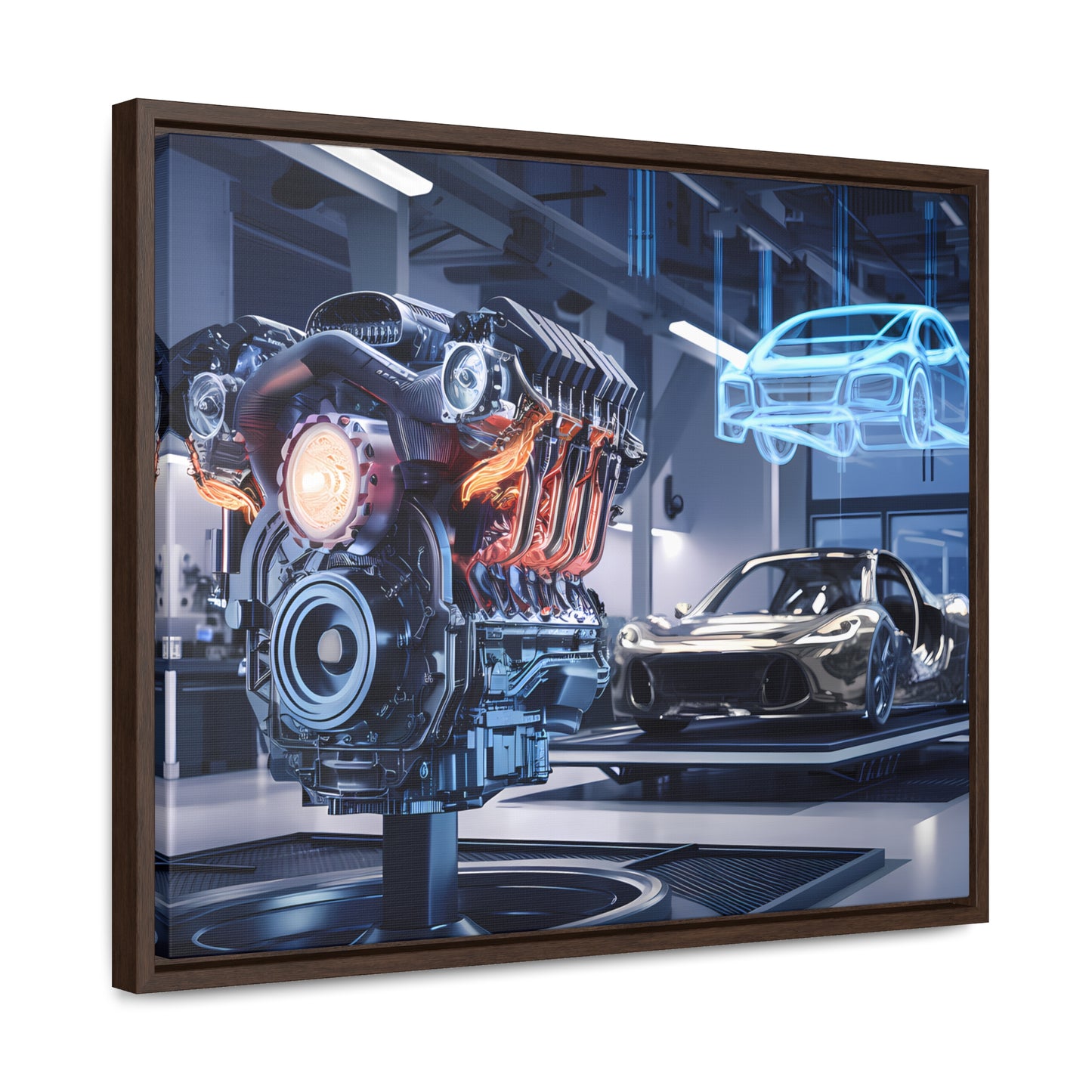 "Cutting-Edge Automotive Engineering" - Gallery Canvas Wraps, Horizontal Frame