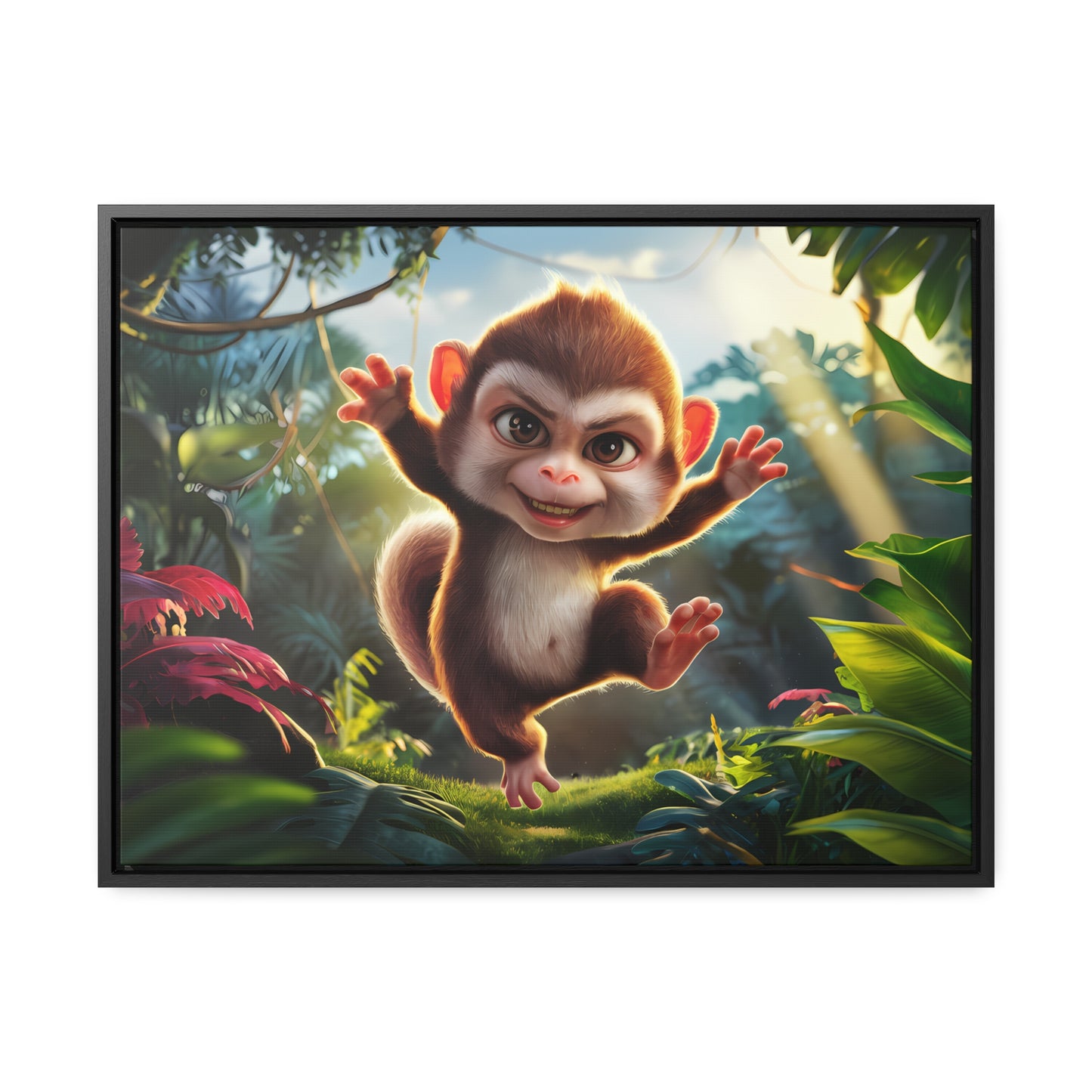 Jungle Joy - Gallery Canvas Wraps, Horizontal Frame