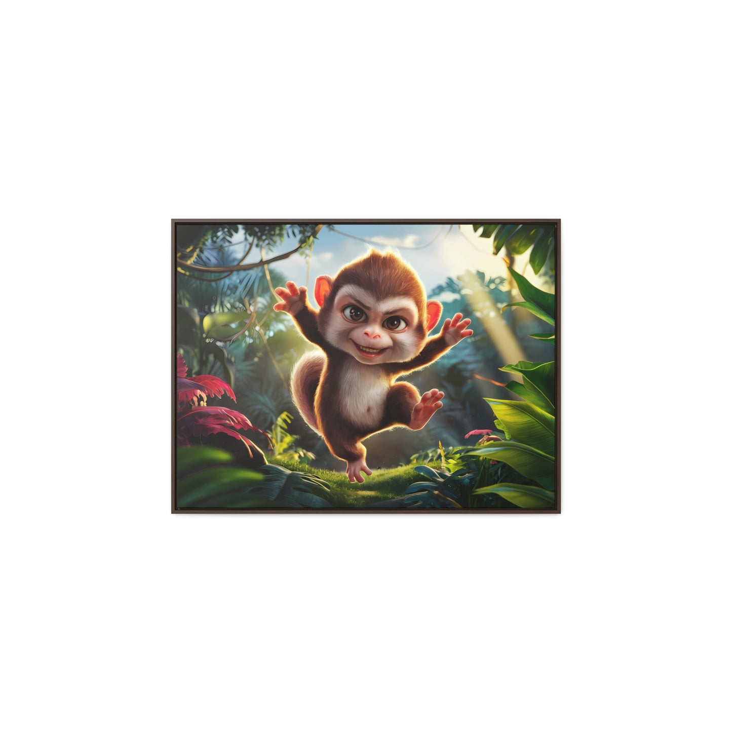 Jungle Joy - Gallery Canvas Wraps, Horizontal Frame