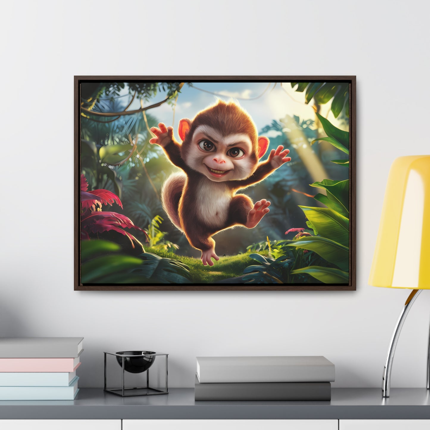 Jungle Joy - Gallery Canvas Wraps, Horizontal Frame